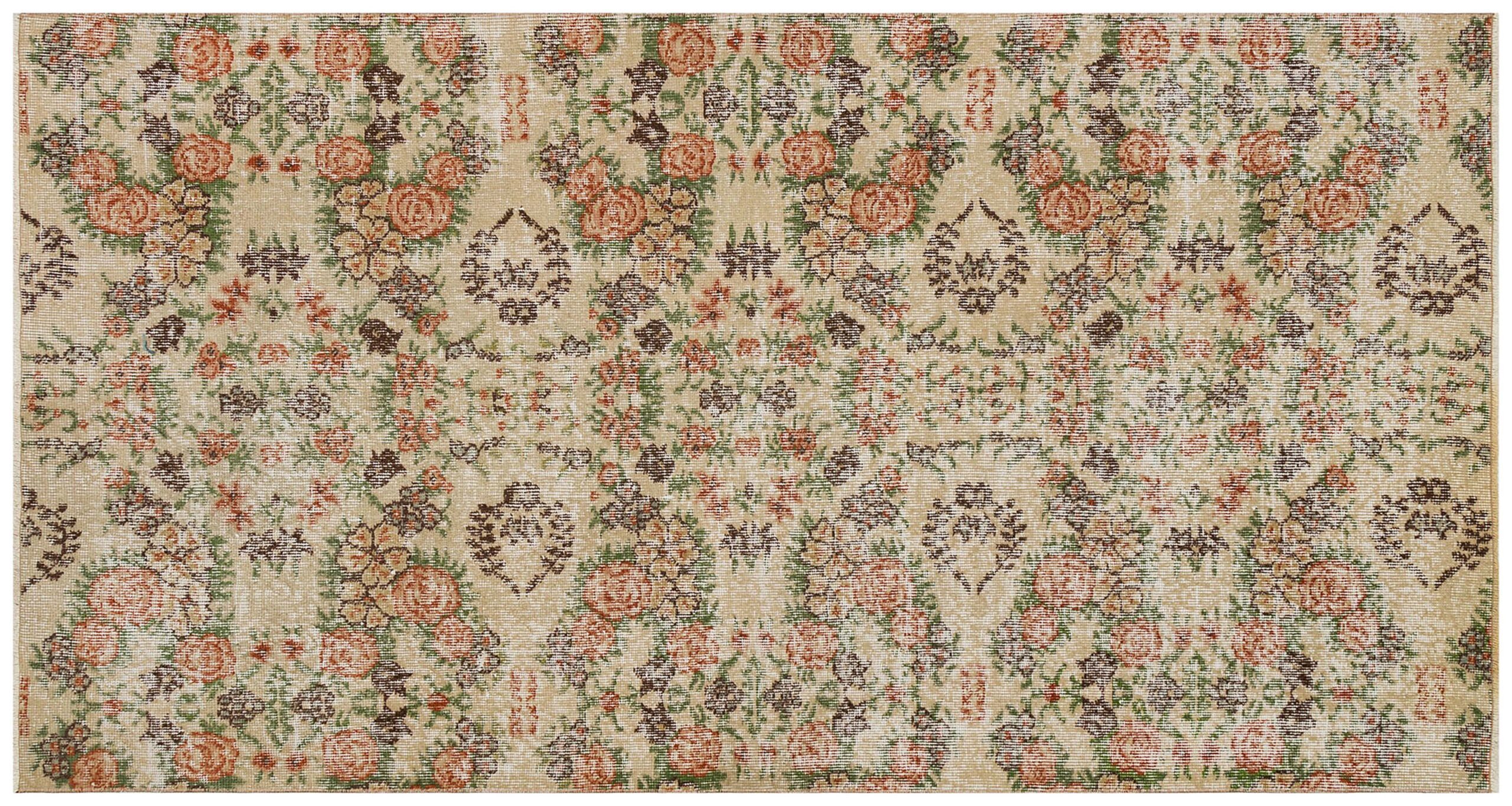 Exclusive Vintage Handmade Distressed Rug — detail view 3, handmade vintage rug