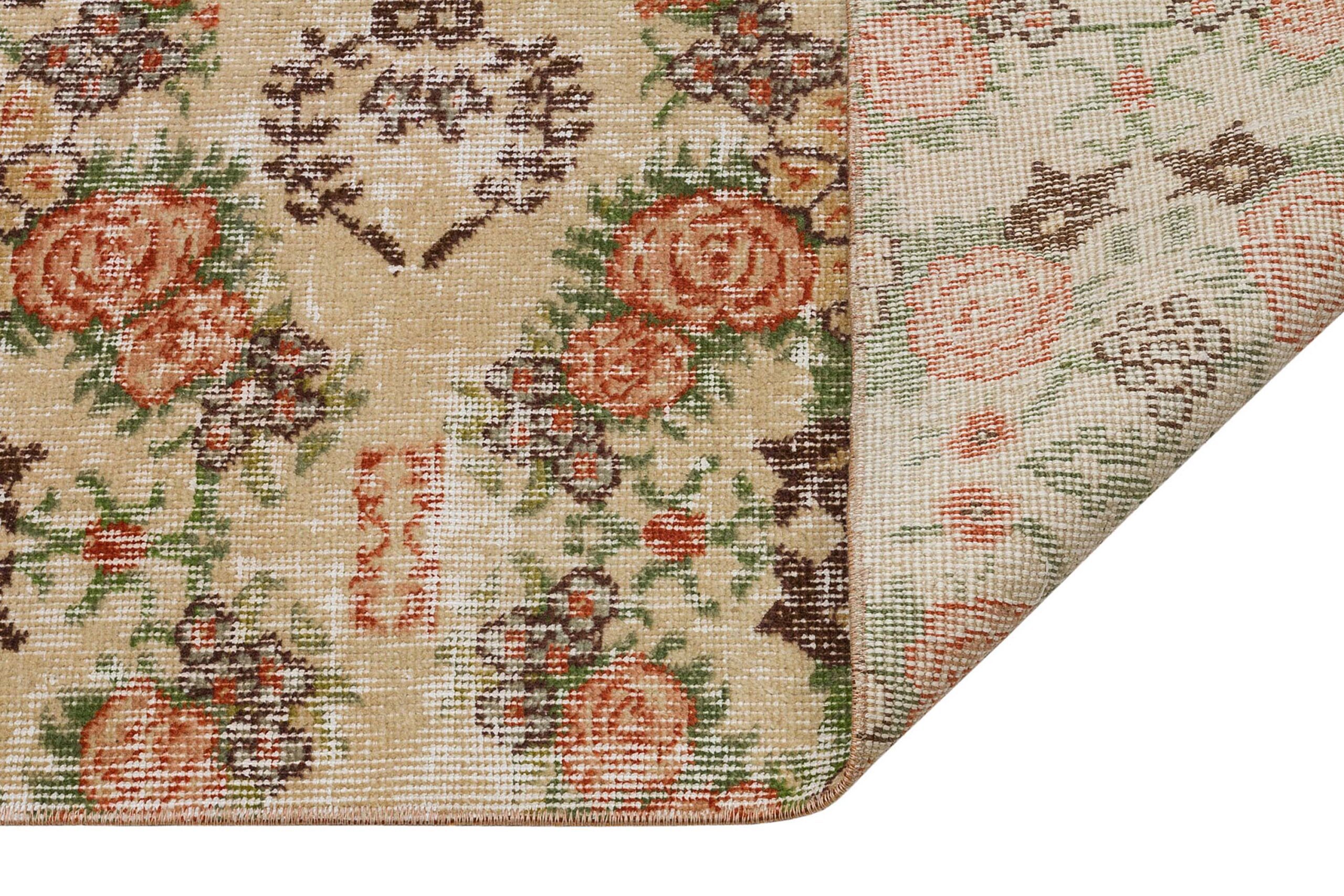 Exclusive Vintage Handmade Distressed Rug — detail view 4, handmade vintage rug