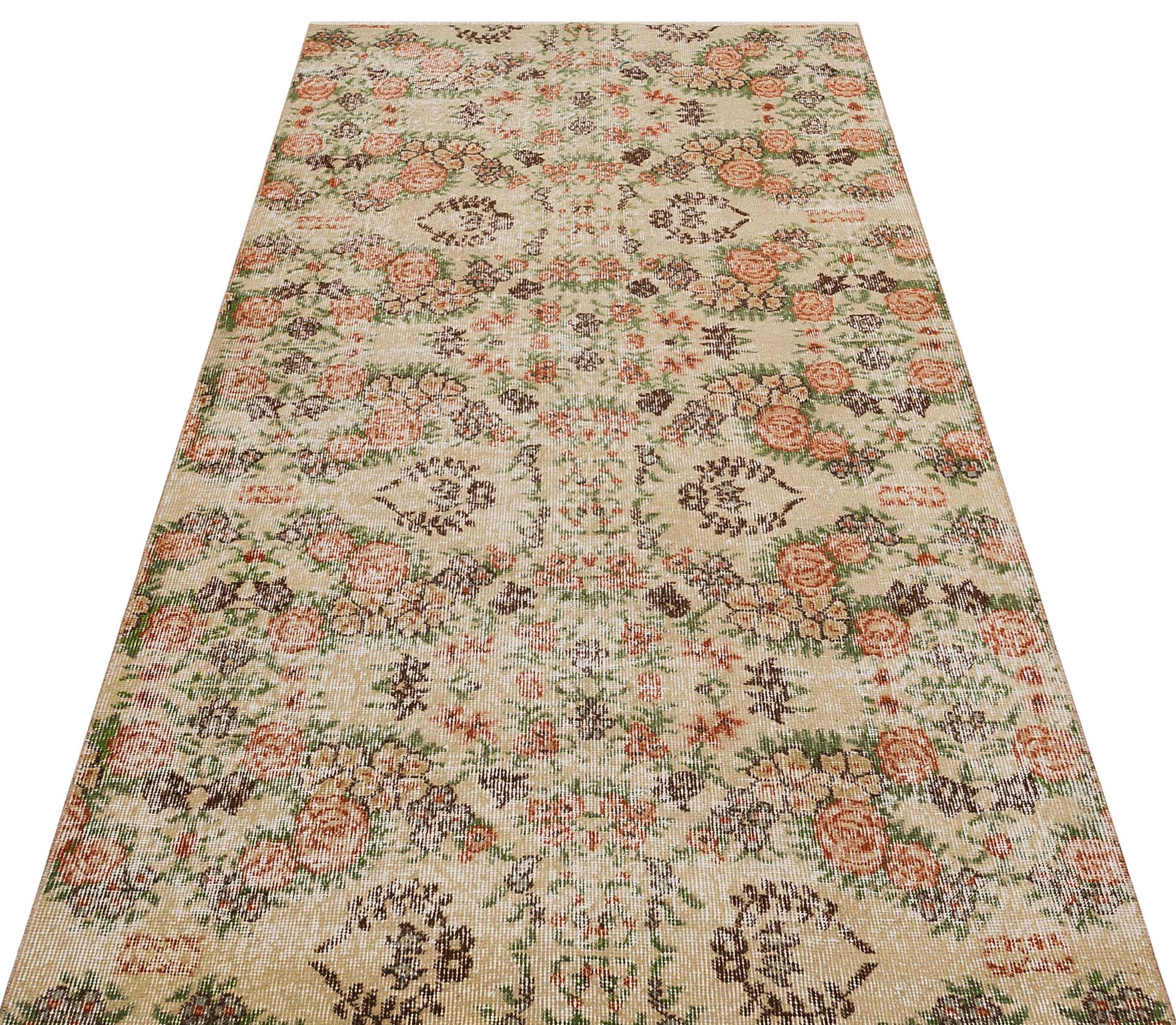 Exclusive Vintage Handmade Distressed Rug — detail view 5, handmade vintage rug
