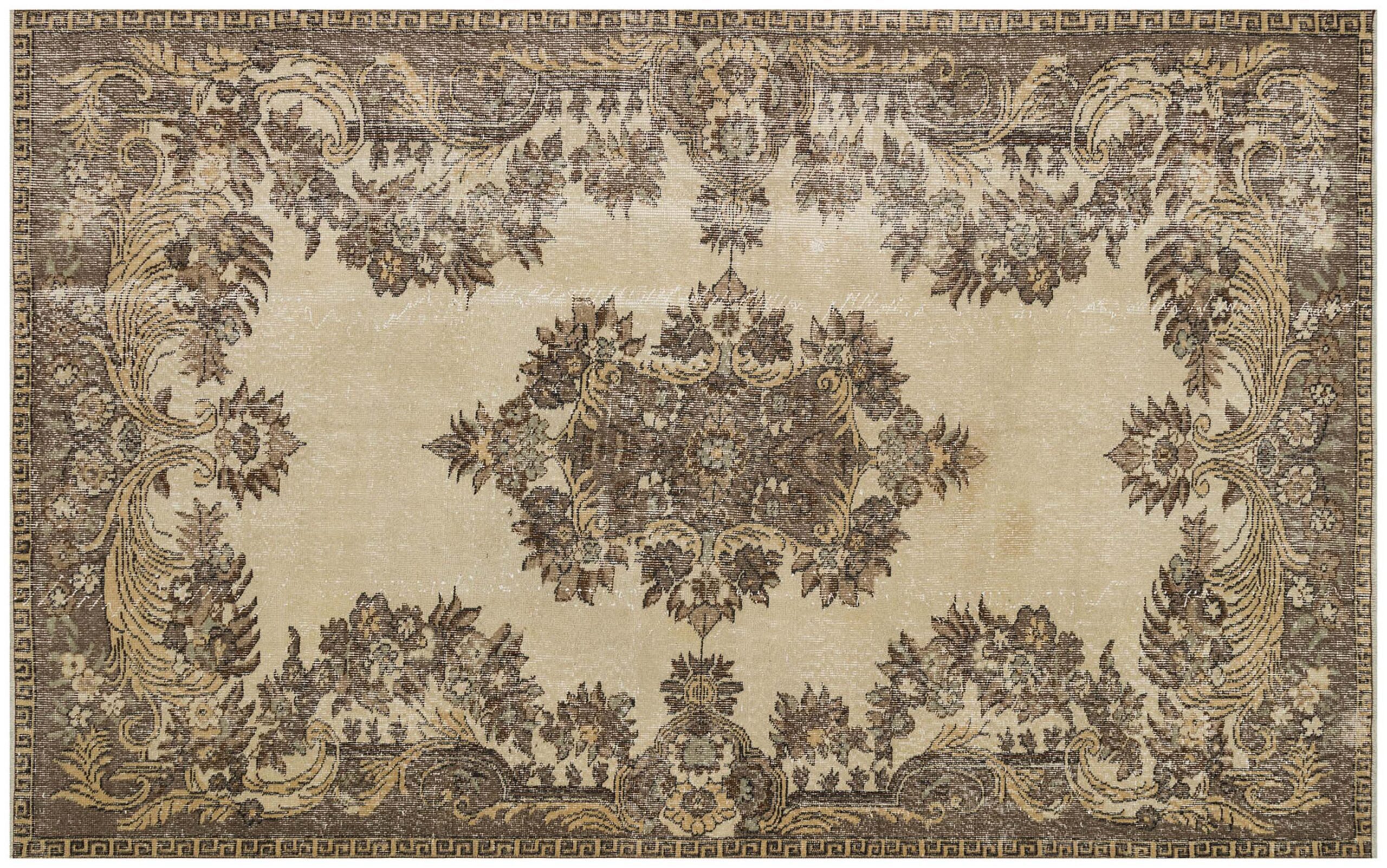 Eşsiz Güzelliğe Sahip Vintage El Yapımı Halı 173 x 275 cm 9105 - Görsel 4