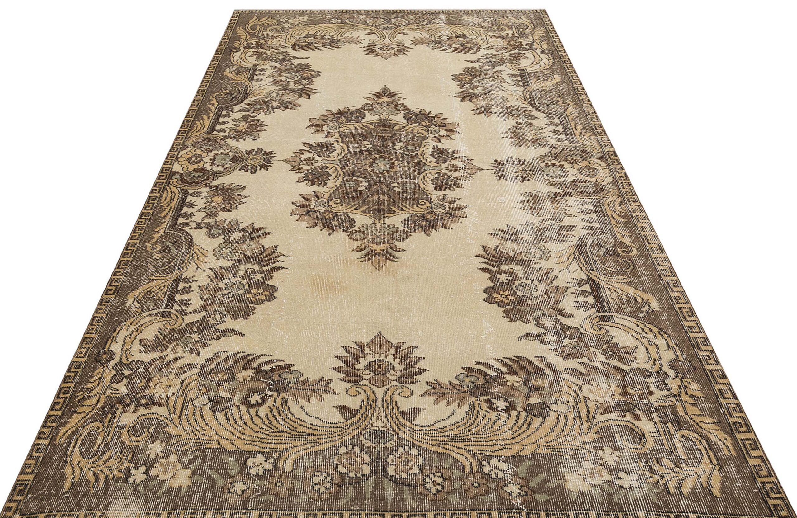 Eşsiz Güzelliğe Sahip Vintage El Yapımı Halı 173 x 275 cm 9105