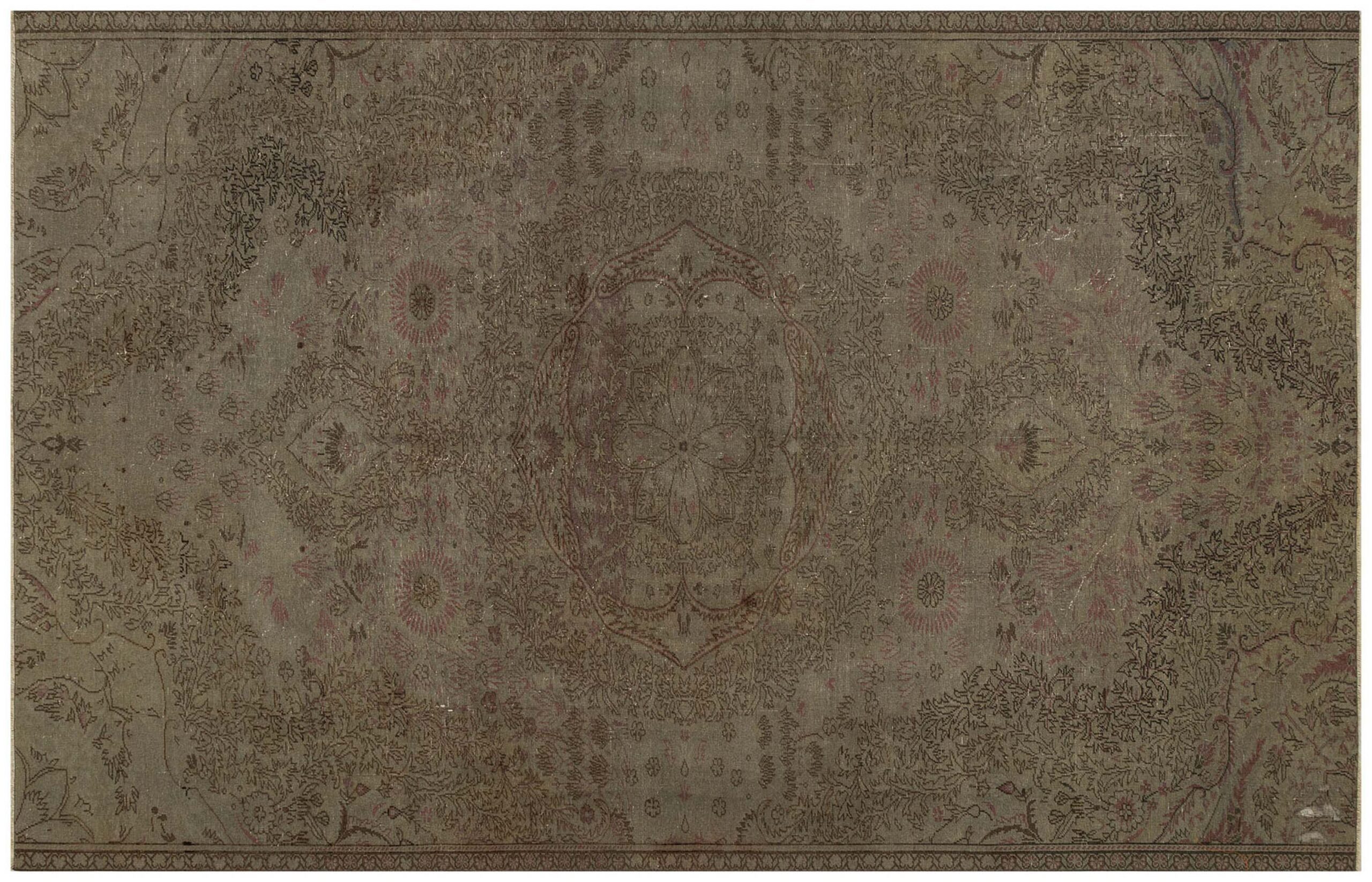 Classic Modern Vintage Iranian Rug — detail view 3, handmade vintage rug
