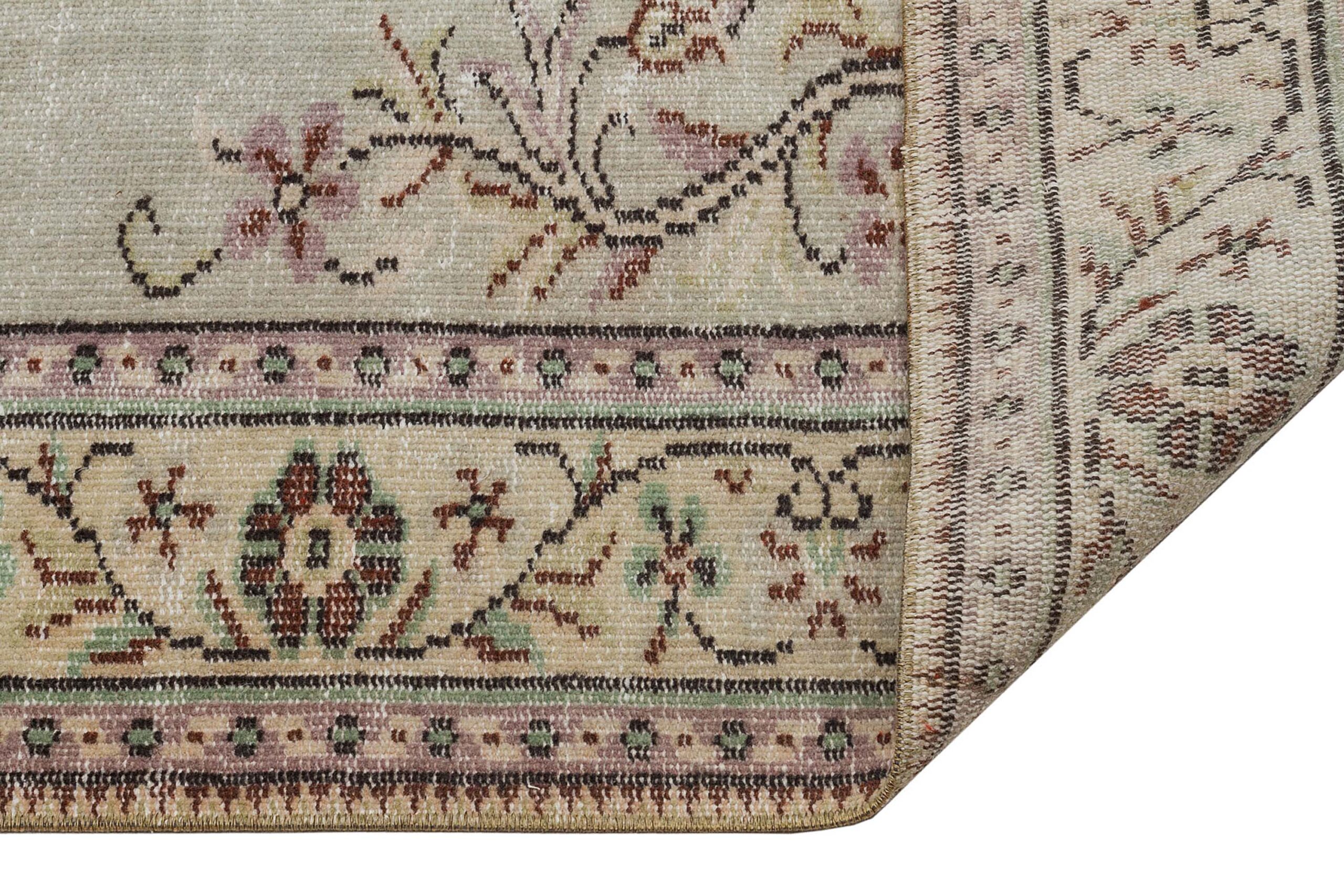 Vintage Handmade 100% Wool Rug — detail view 3, handmade vintage rug