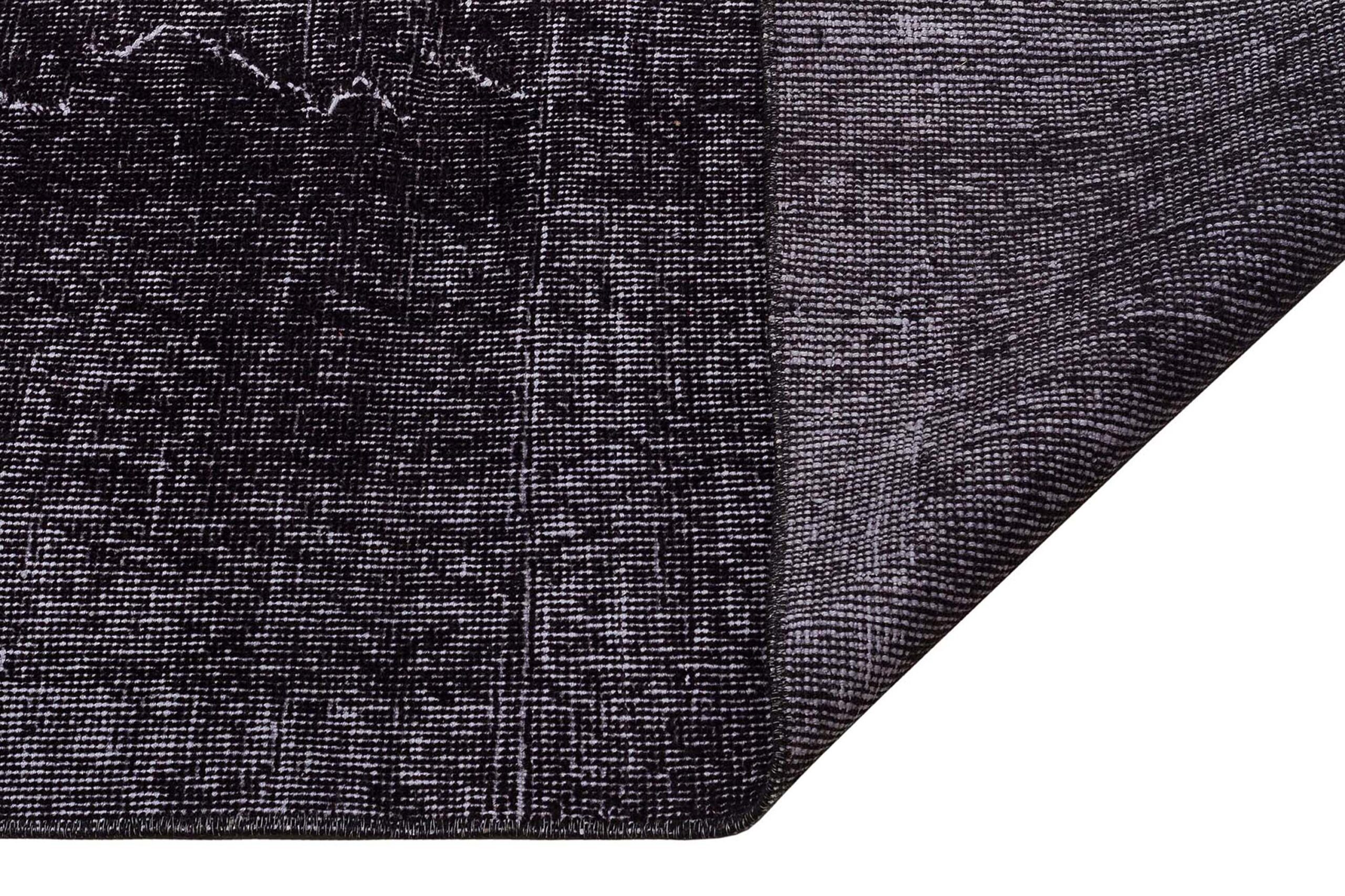 Unique Anatolian Vintage Distressed Hand-Woven Rug — detail view 2, handmade vintage rug