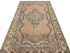 Gerçek El Dokuma Eskitme Vintage Halı 159 x 277 cm 9448
