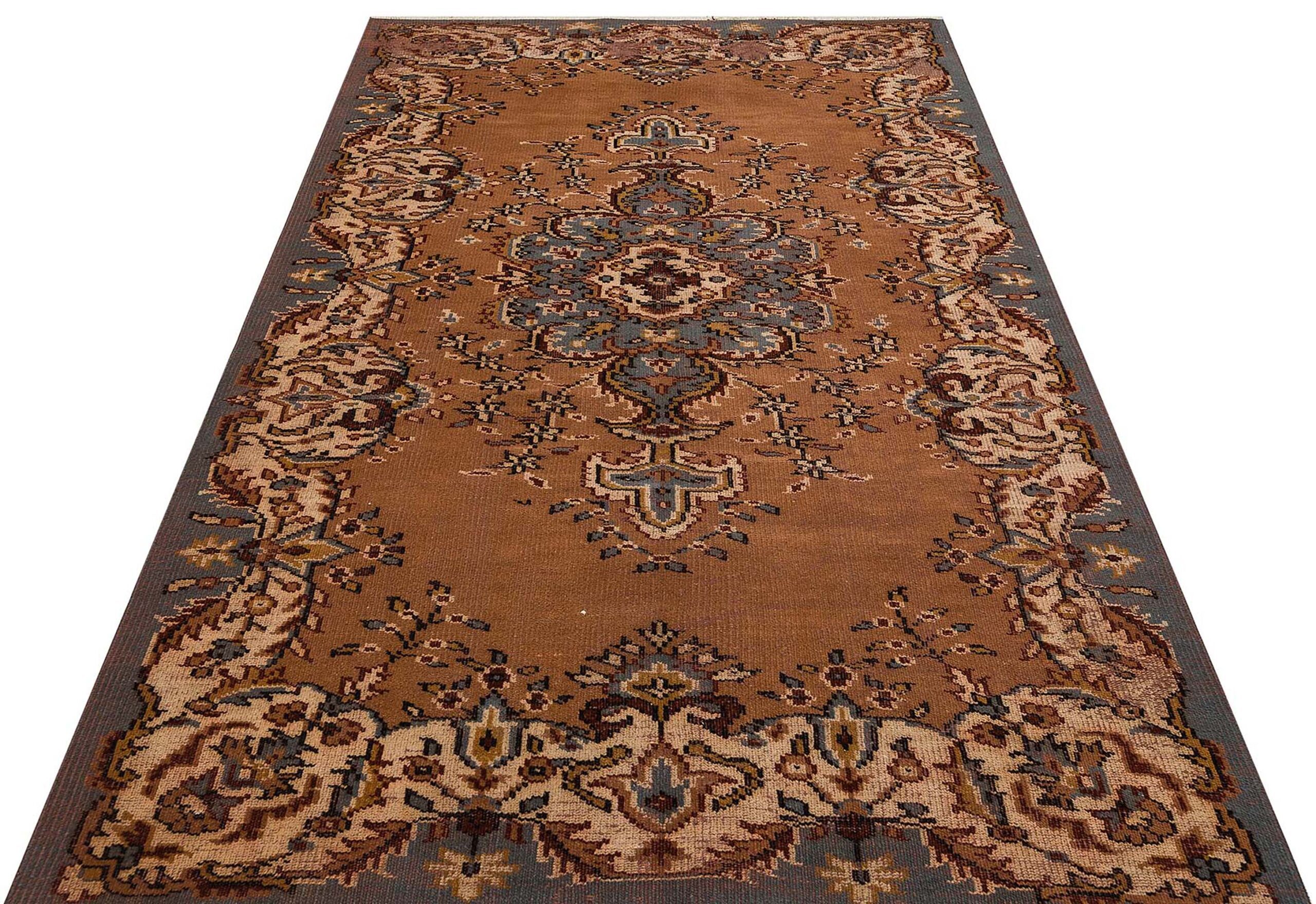 Eskitme Vintage %100 El Dokuma Halı 166 x 260 cm 9465