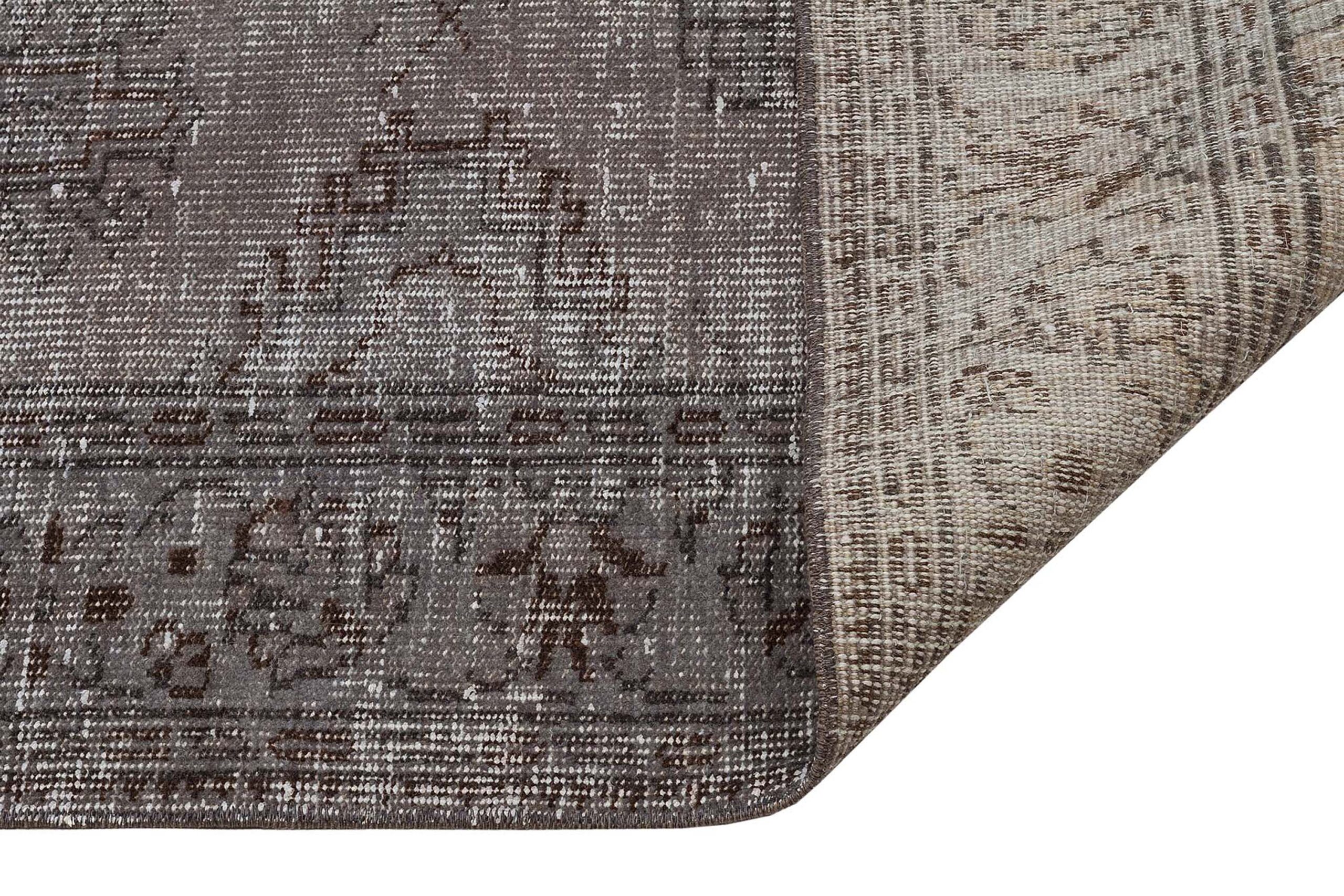 Eskitme Vintage El Dokuma Halısı, 149 x 257 cm 9499 - Görsel 3