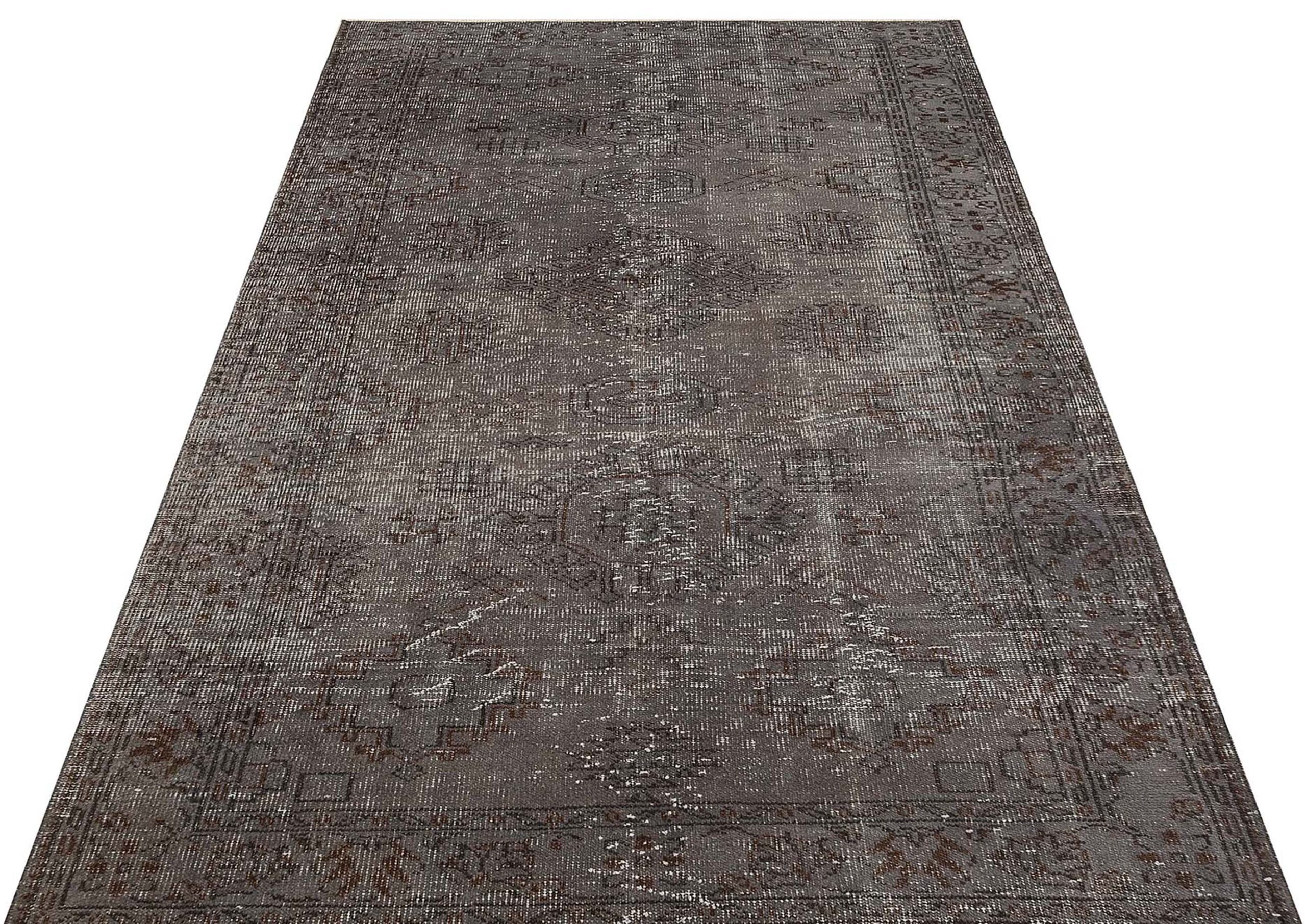 Eskitme Vintage El Dokuma Halısı, 149 x 257 cm 9499