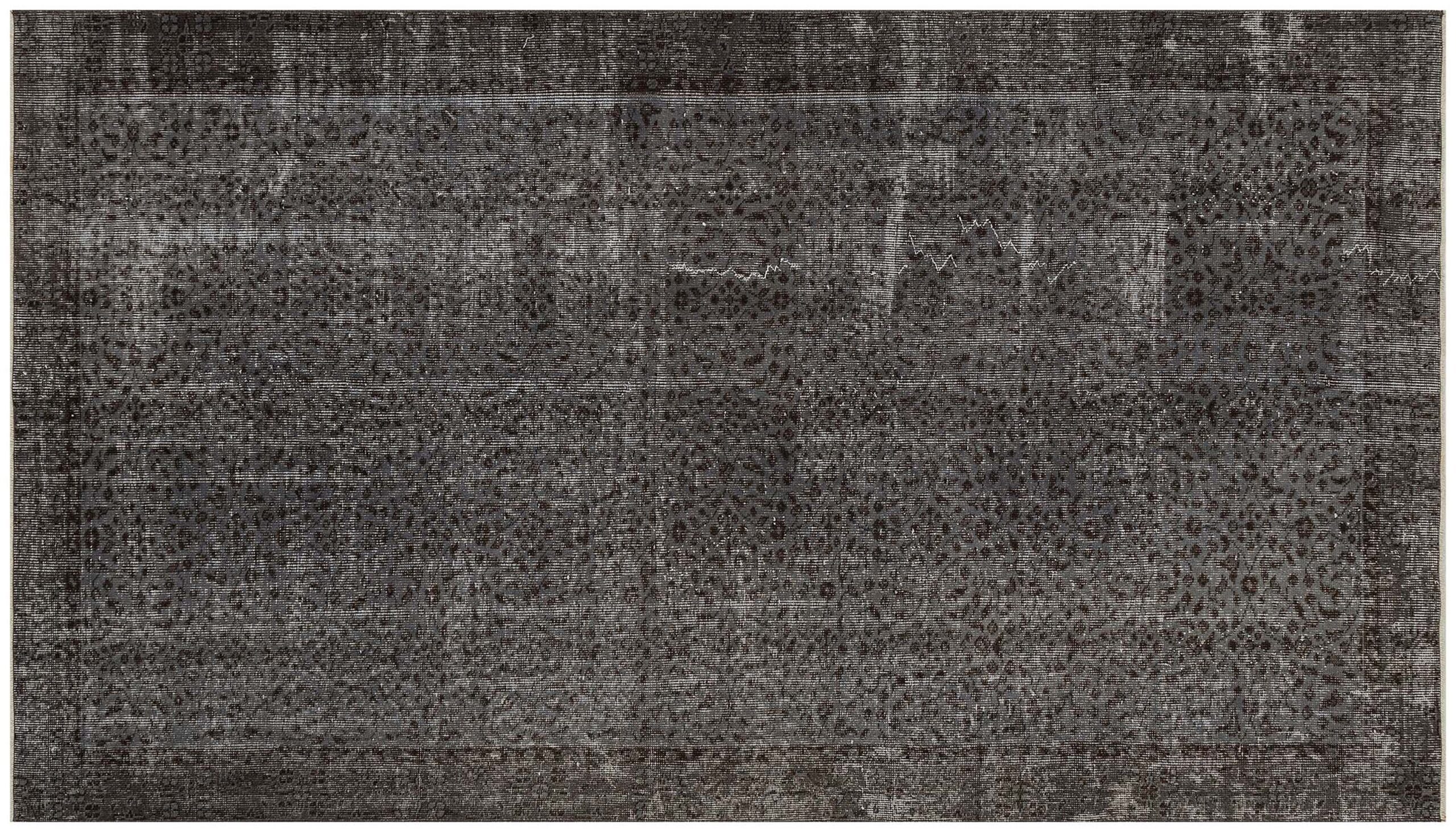 Özel Vintage El Dokuma Eskitme Halı 160 x 277 cm 9507 - Görsel 2