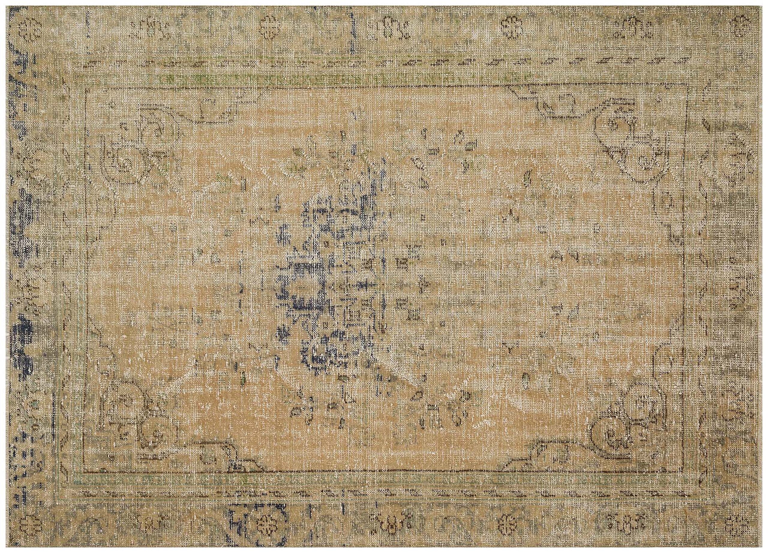 Vintage-Style Handwoven Rug — detail view 2, handmade vintage rug
