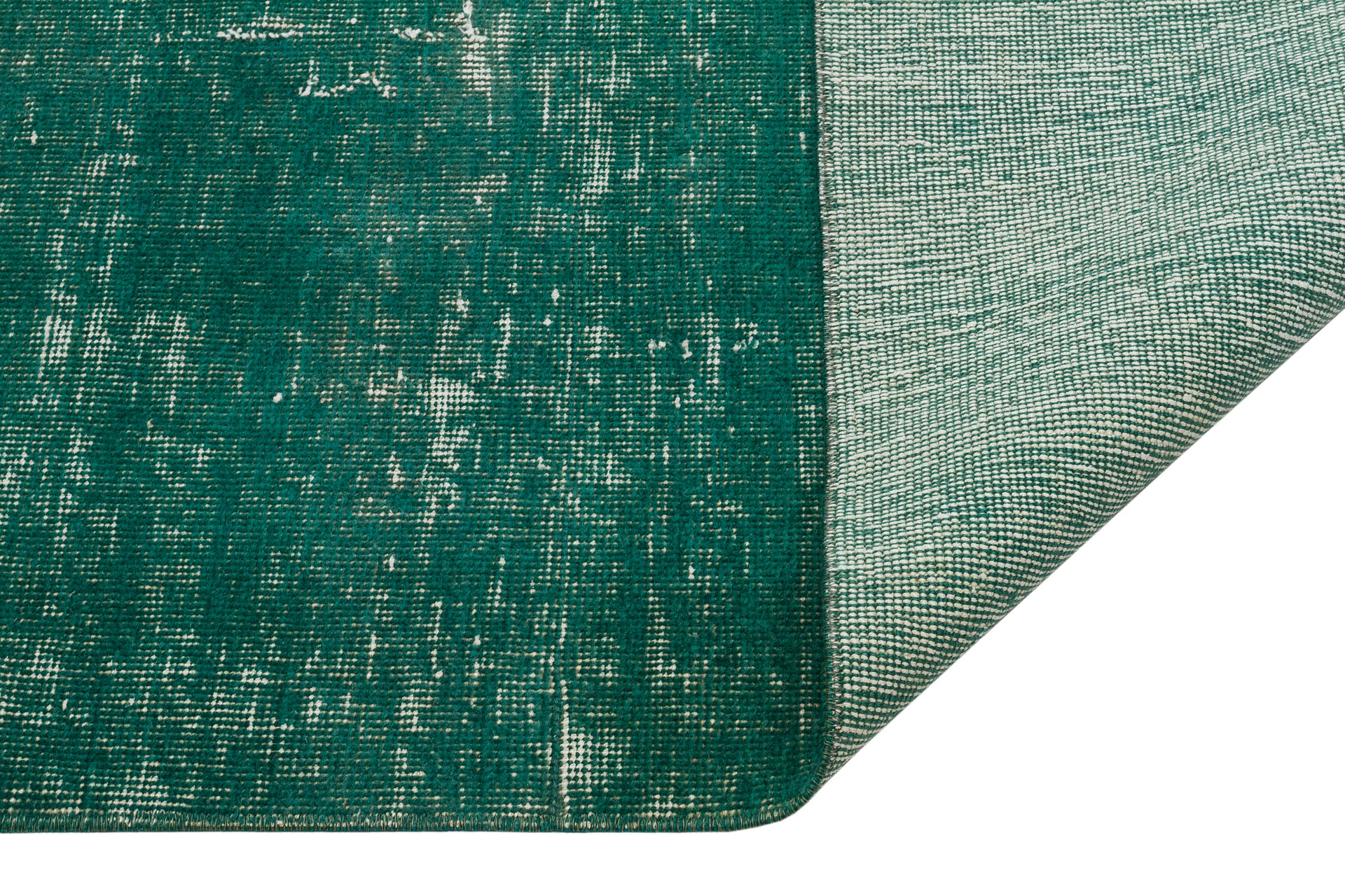 Anatolian Vintage Handwoven Rug with a Distressed Look in Unique Colors and Patterns — detail view 3, handmade vintage rug