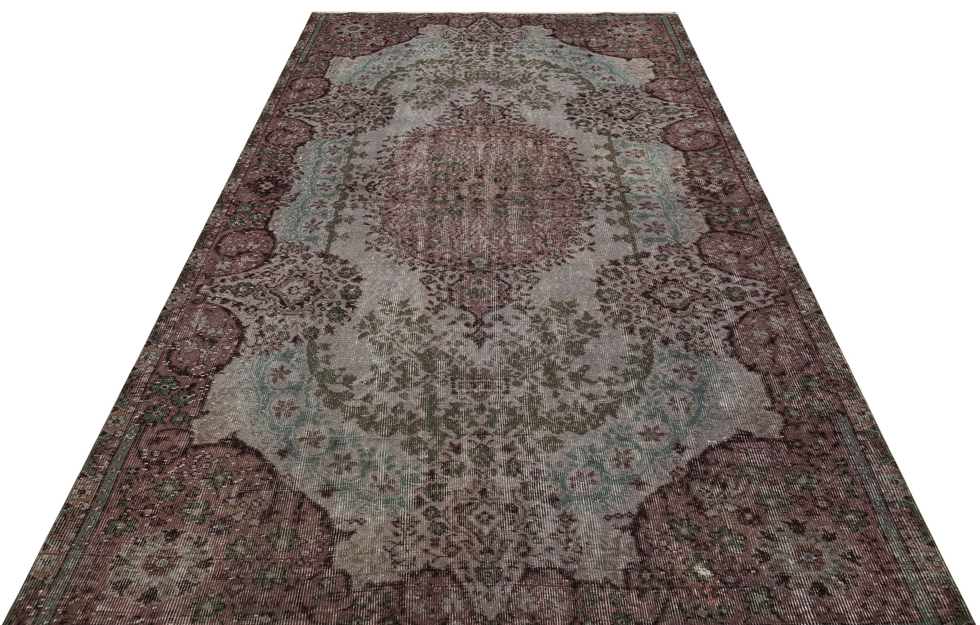 El Dokuması Vintage Anadolu Halısı 169x287cm 9702
