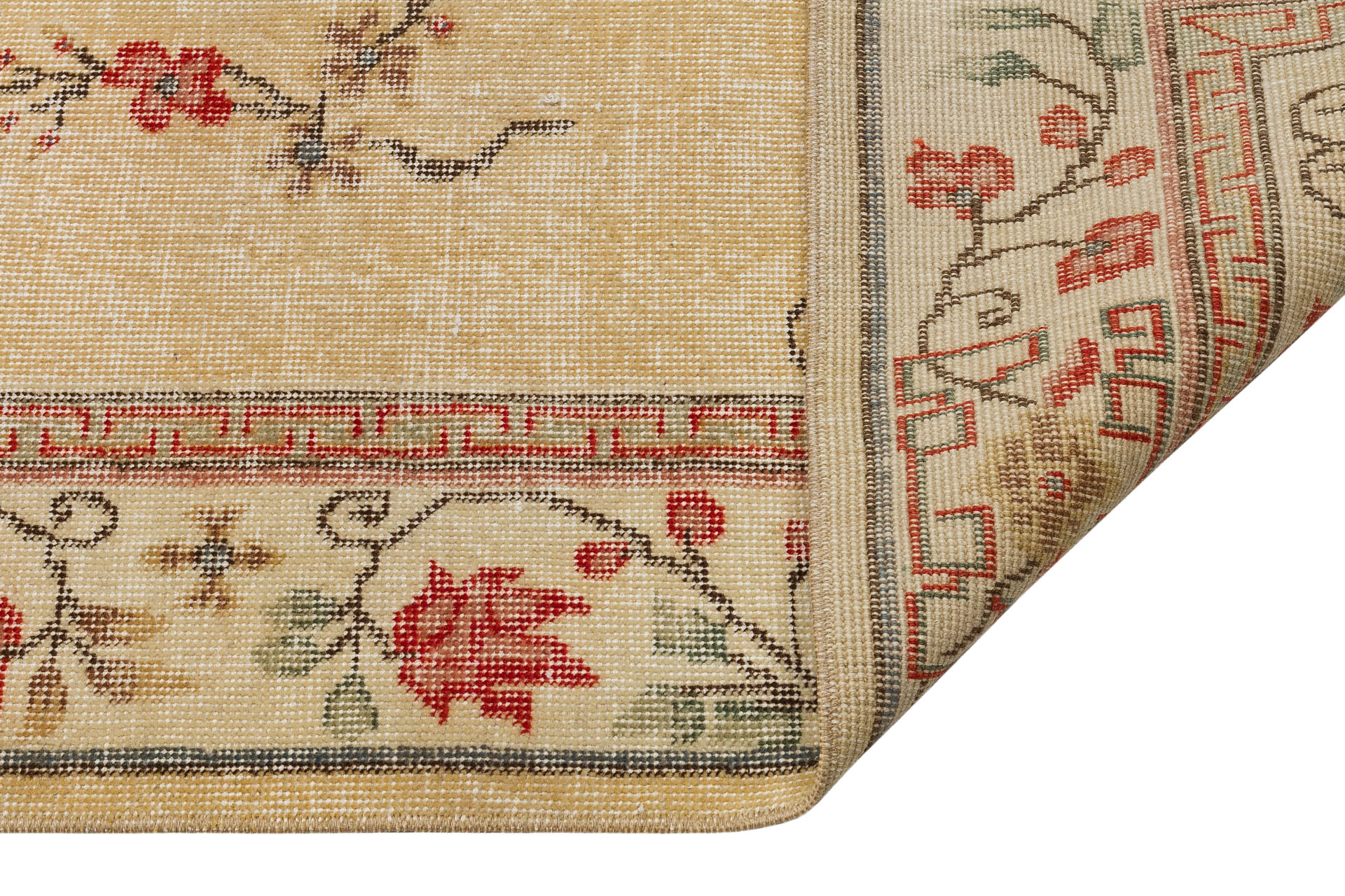 Handwoven Vintage Anatolian Rug — detail view 3, handmade vintage rug