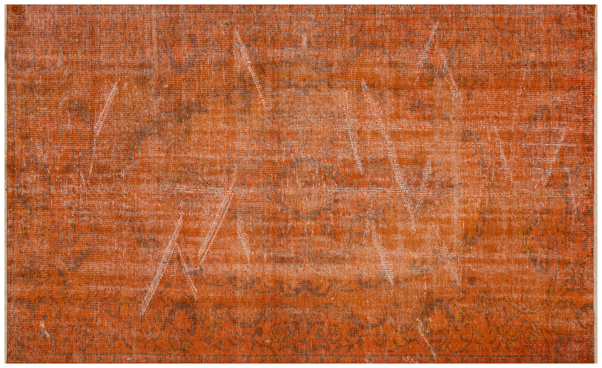 Vintage Distressed Wool Rug — detail view 2, handmade vintage rug