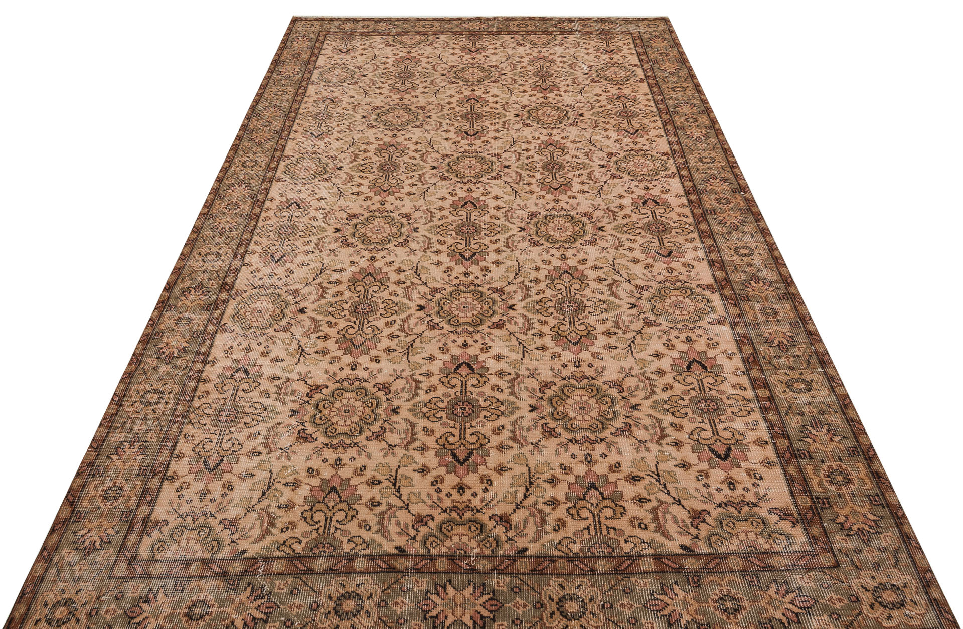 El Dokuması Vintage Anadolu Halısı 167x277cm 9740