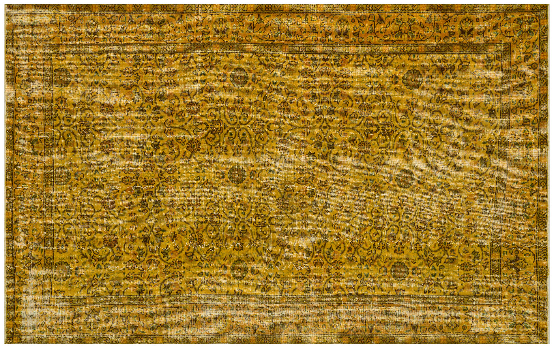 El Dokuması Vintage Anadolu Halısı 160x256cm 9744 - Görsel 2