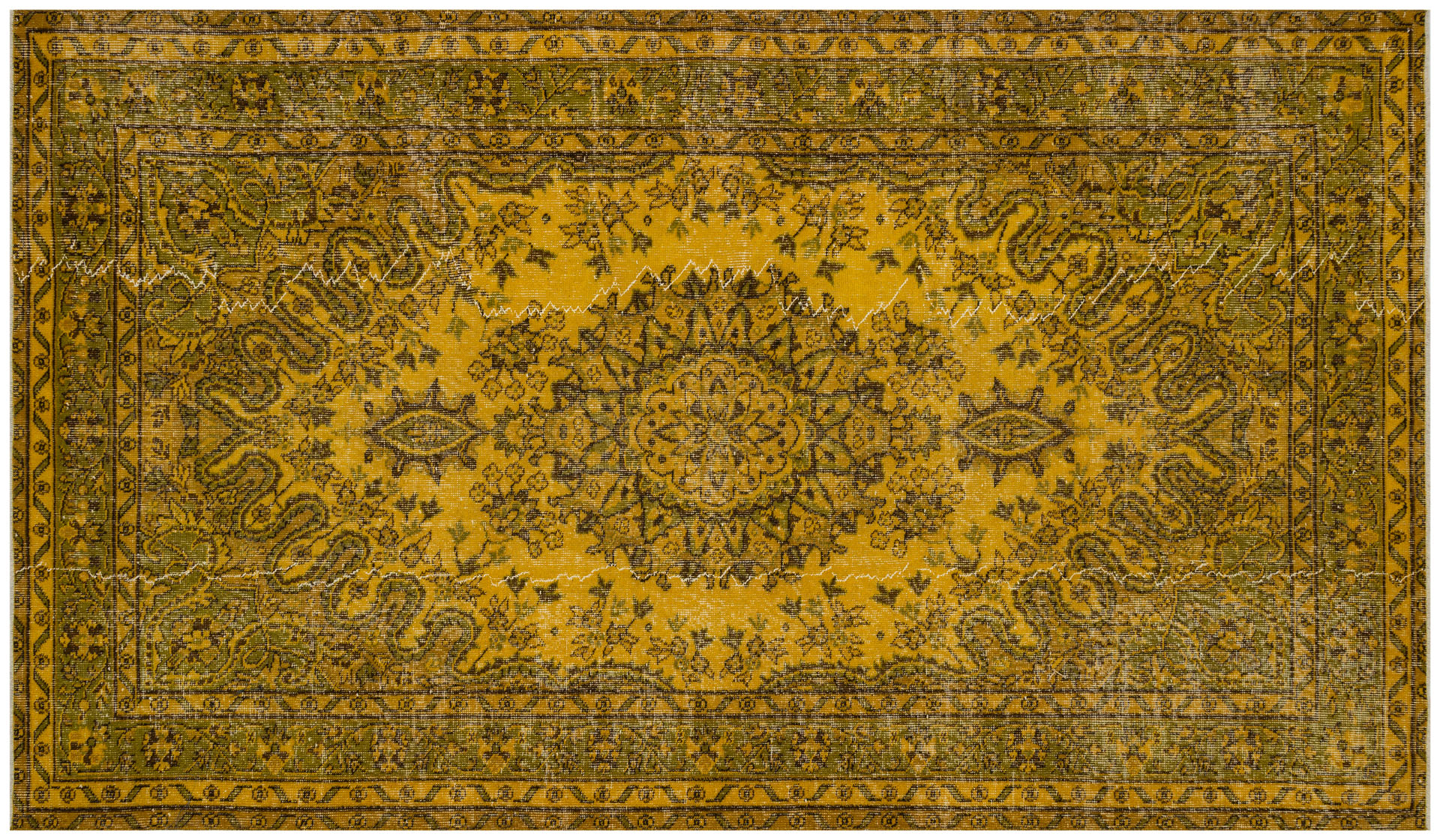 El Dokuması Vintage Anadolu Halısı 165x280cm 9745 - Görsel 2