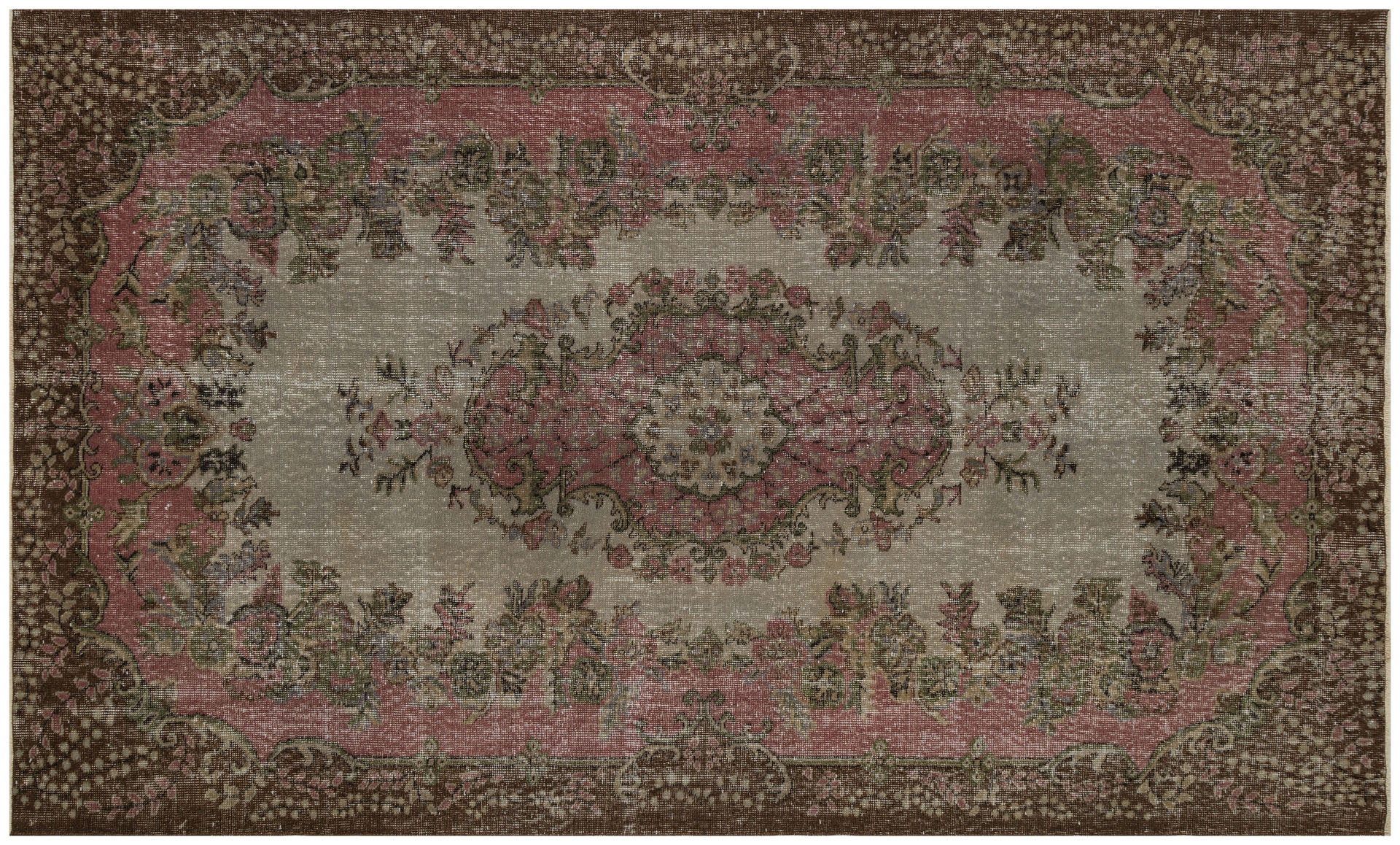 Vintage Wool Rug — detail view 3, handmade vintage rug