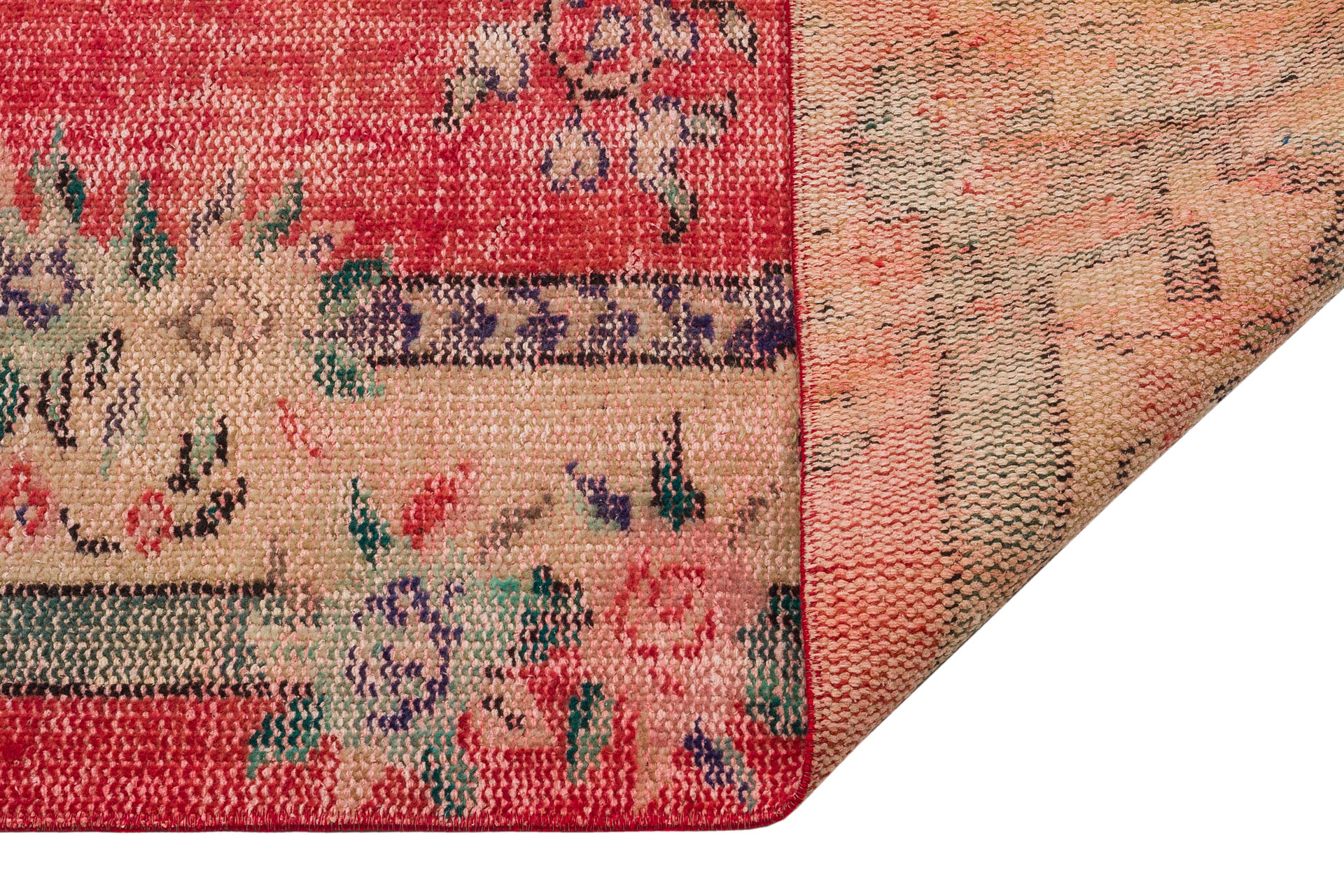 Handwoven Vintage Anatolian Rug — detail view 3, handmade vintage rug