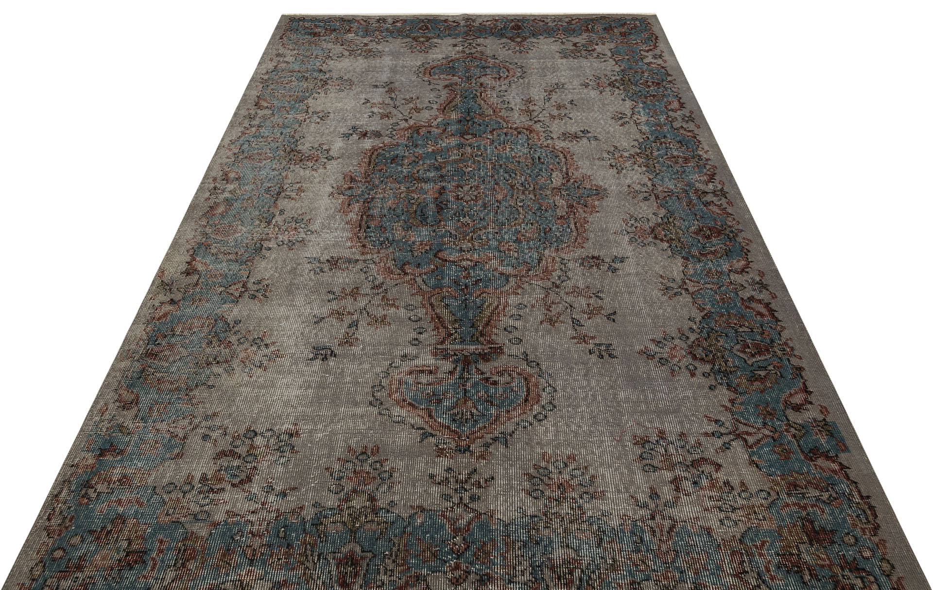 El Dokuması Vintage Anadolu Halısı 168x270cm 9751