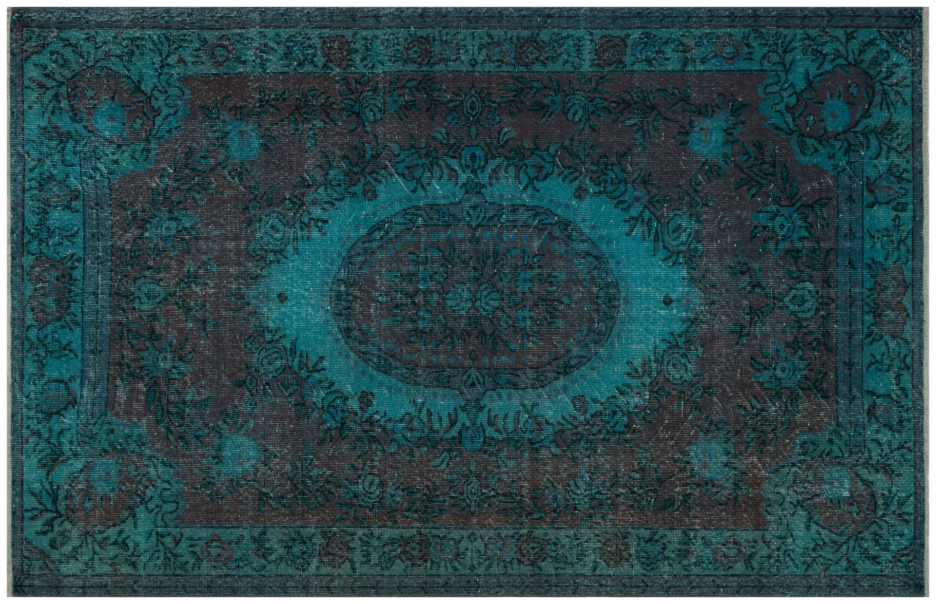 El Dokuması Vintage Anadolu Halısı 166x254cm 9766 - Görsel 2