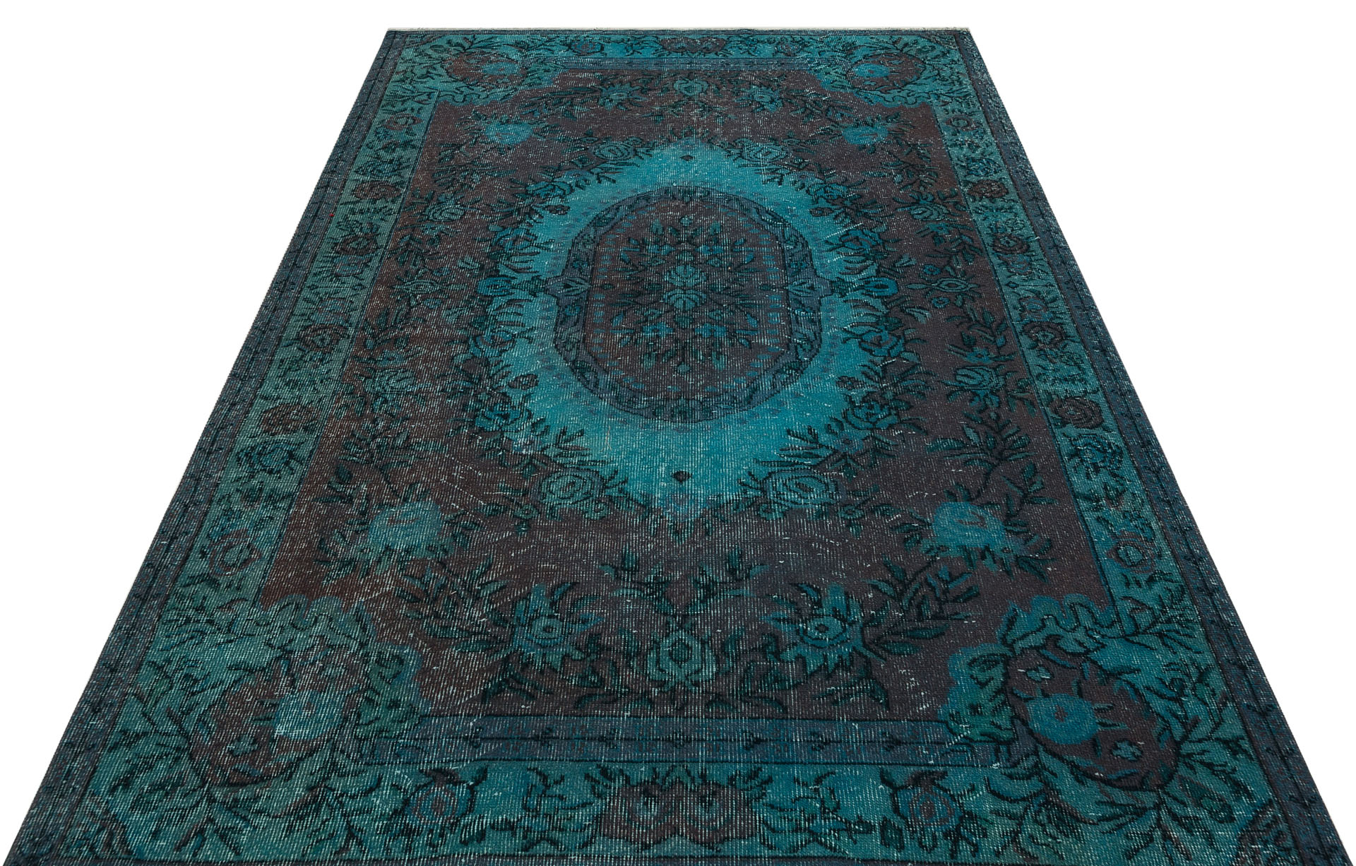 El Dokuması Vintage Anadolu Halısı 166x254cm 9766