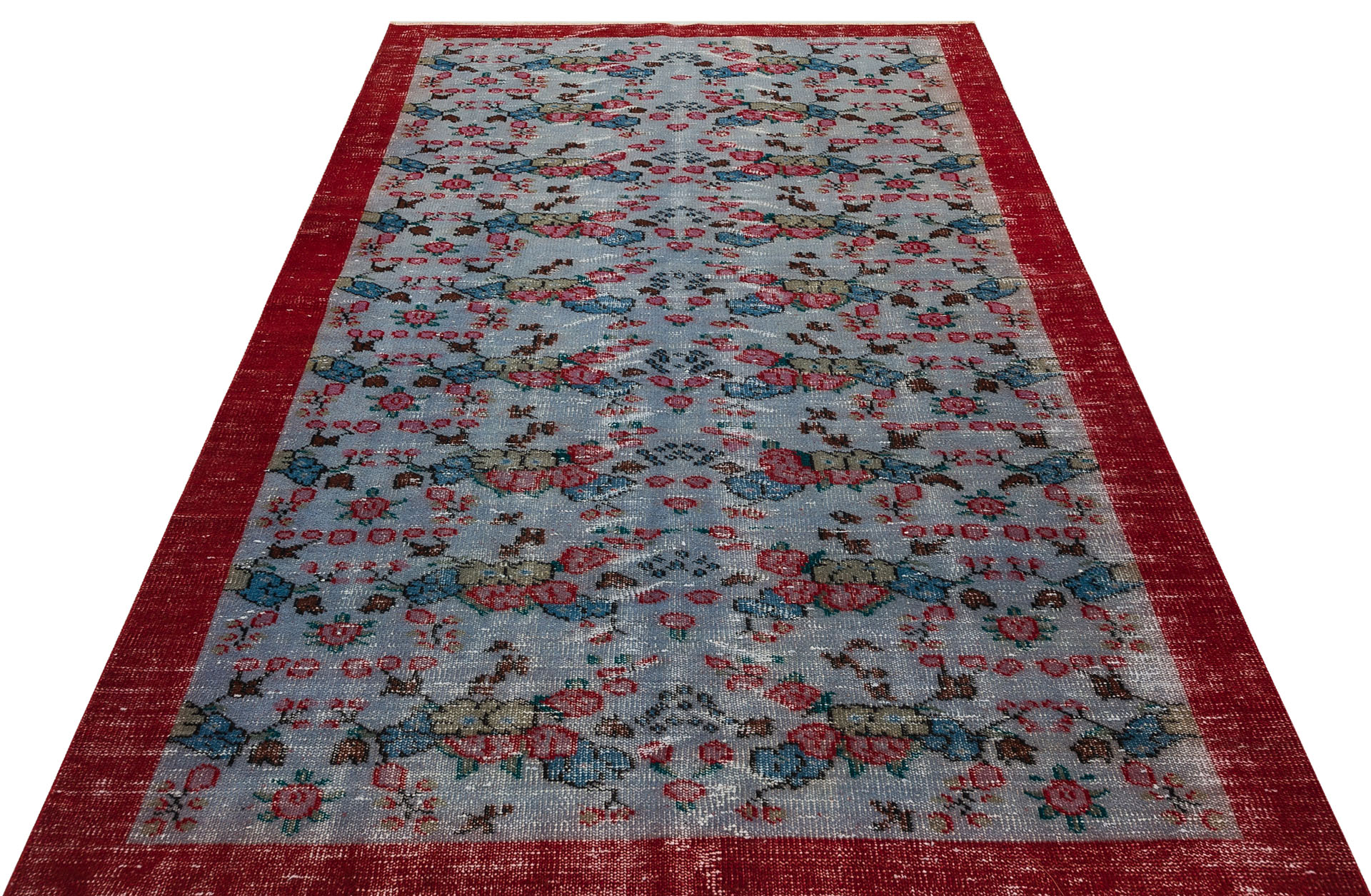 El Dokuması Vintage Anadolu Halısı 162x257cm 9777