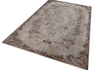 Özel Vintage Eskitme El Dokuma Halı 182 x 288 cm F1236