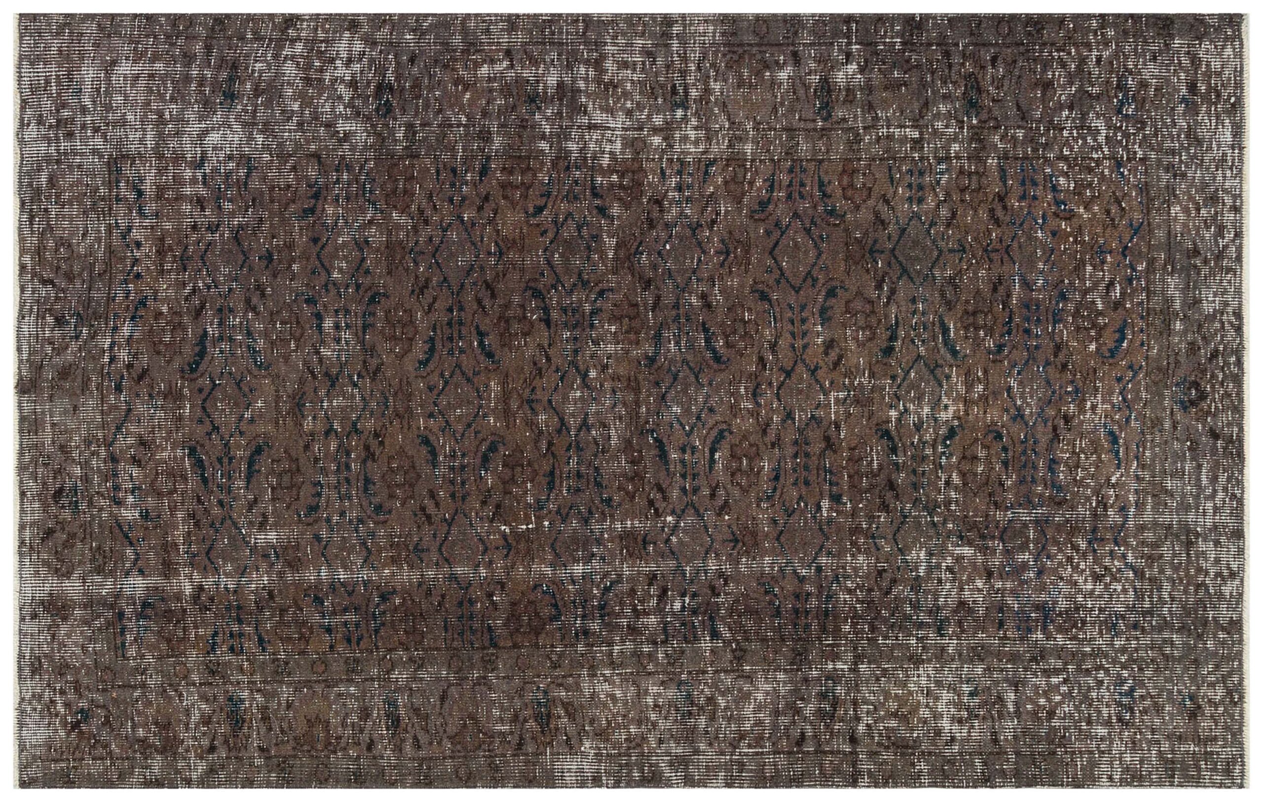 Exclusive Vintage Distressed Hand-Woven Rug — detail view 3, handmade vintage rug
