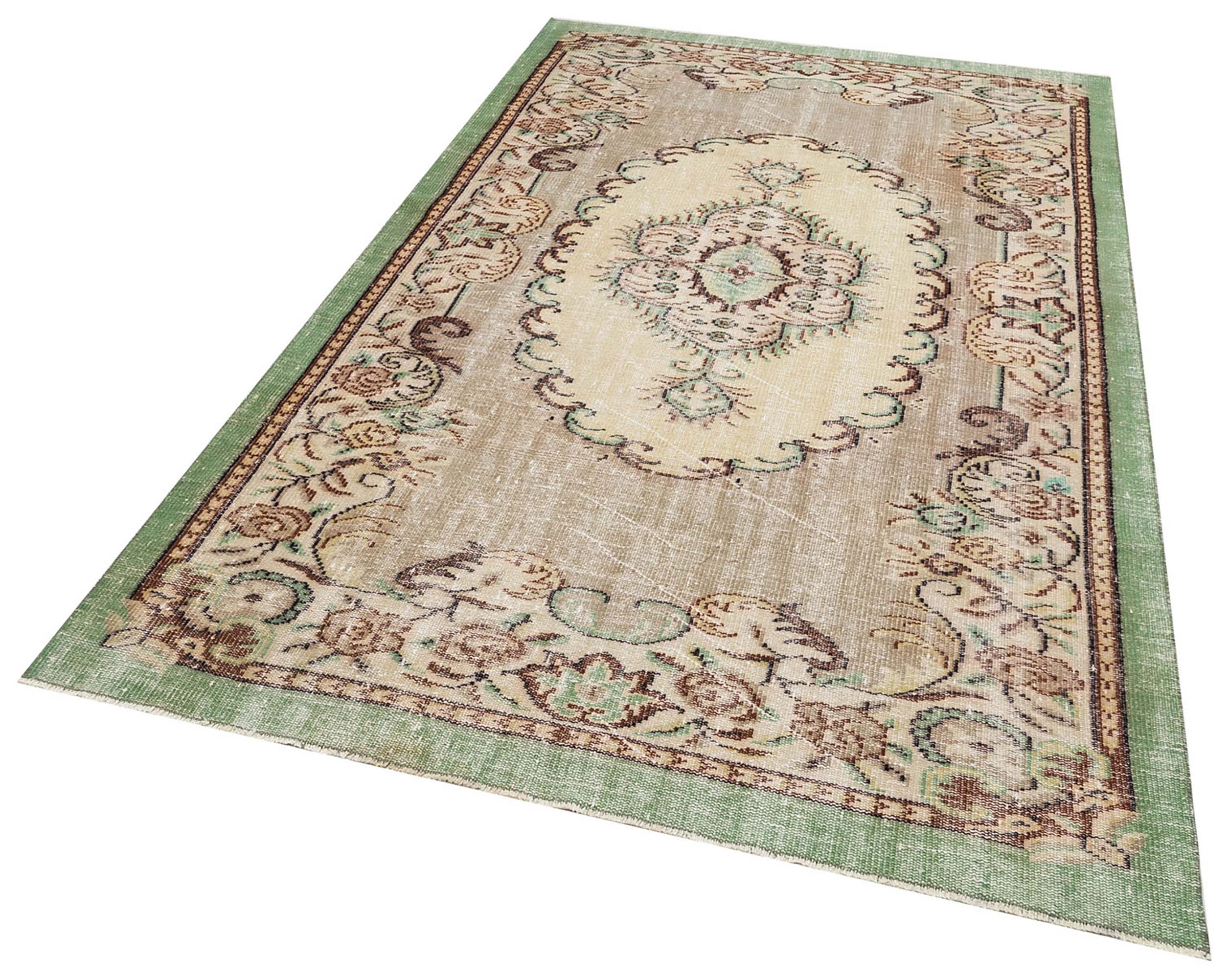 Klasik Modern Vintage EL Dokuma Halı 178 x 278 cm F1293