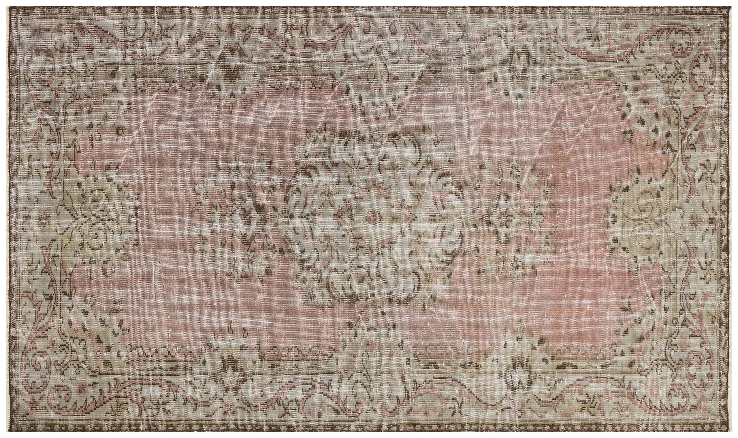 Eşsiz Güzelliğe Sahip Vintage El Dokuma Halı 135 x 230 cm F1300 - Görsel 2