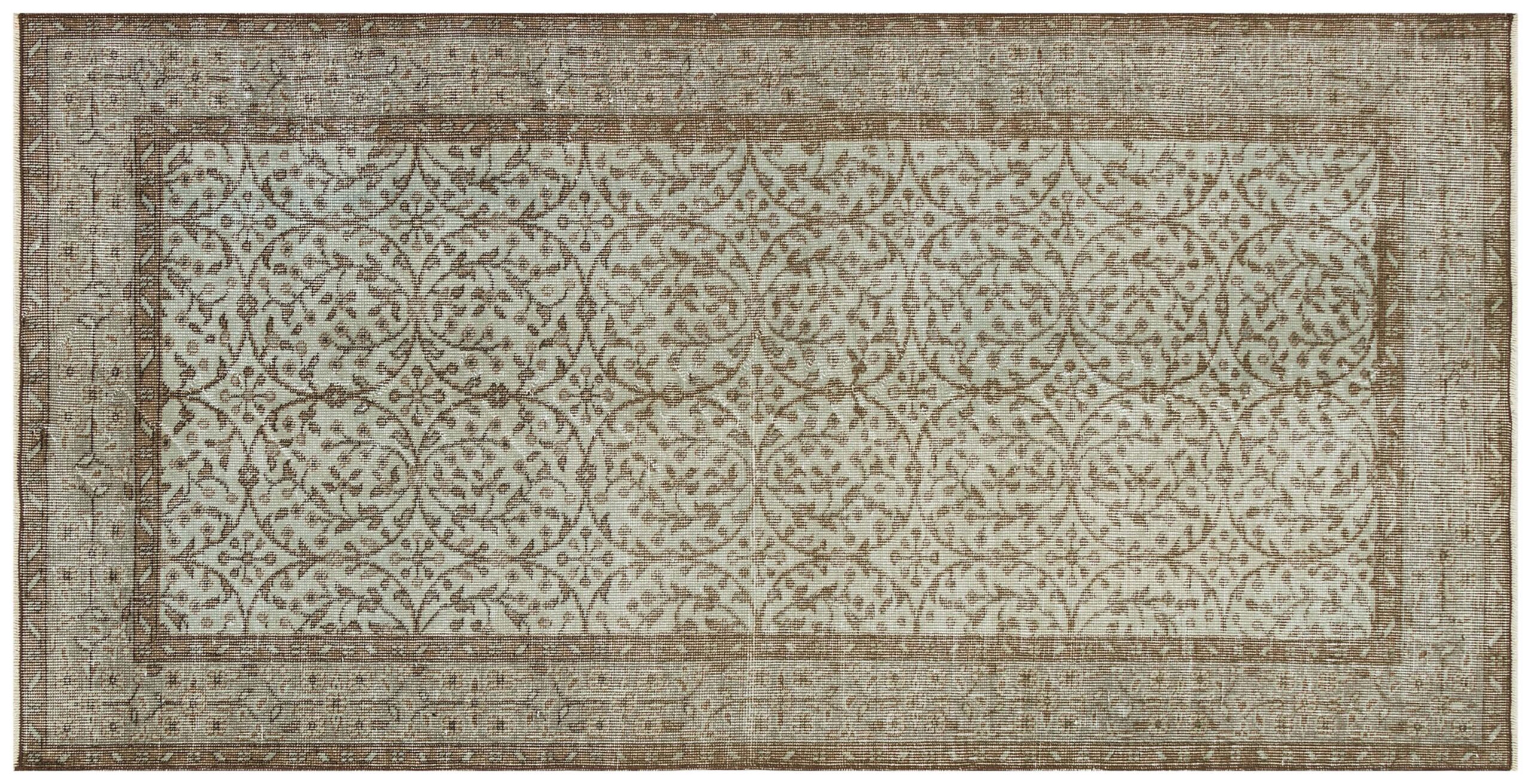 Classic, Modern, Vintage, Distressed, Handwoven Rug — detail view 3, handmade vintage rug