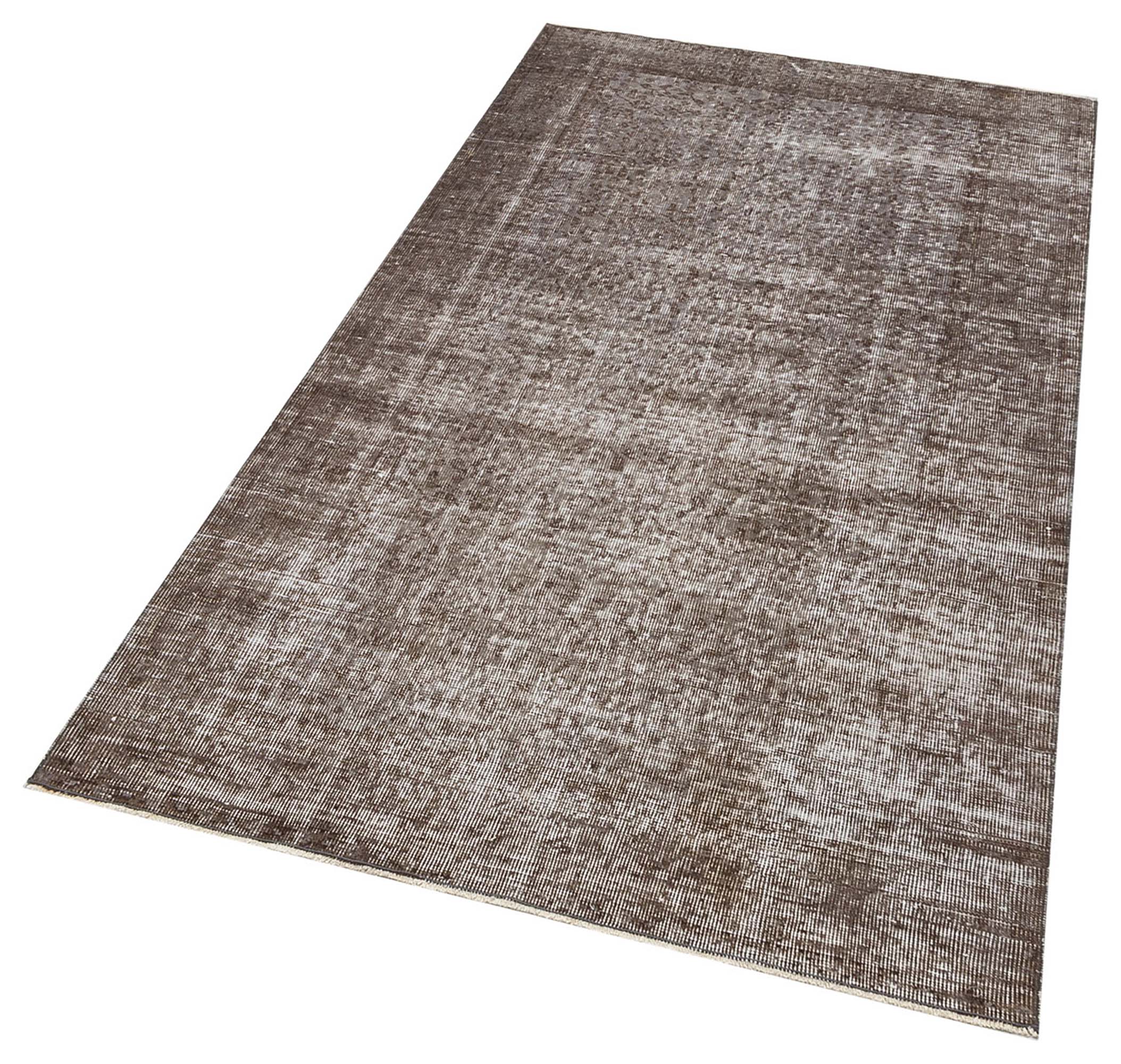 Eşsiz Anadolu Vintage Eskitme El Dokuma Halı 114 x 213 cm F1303