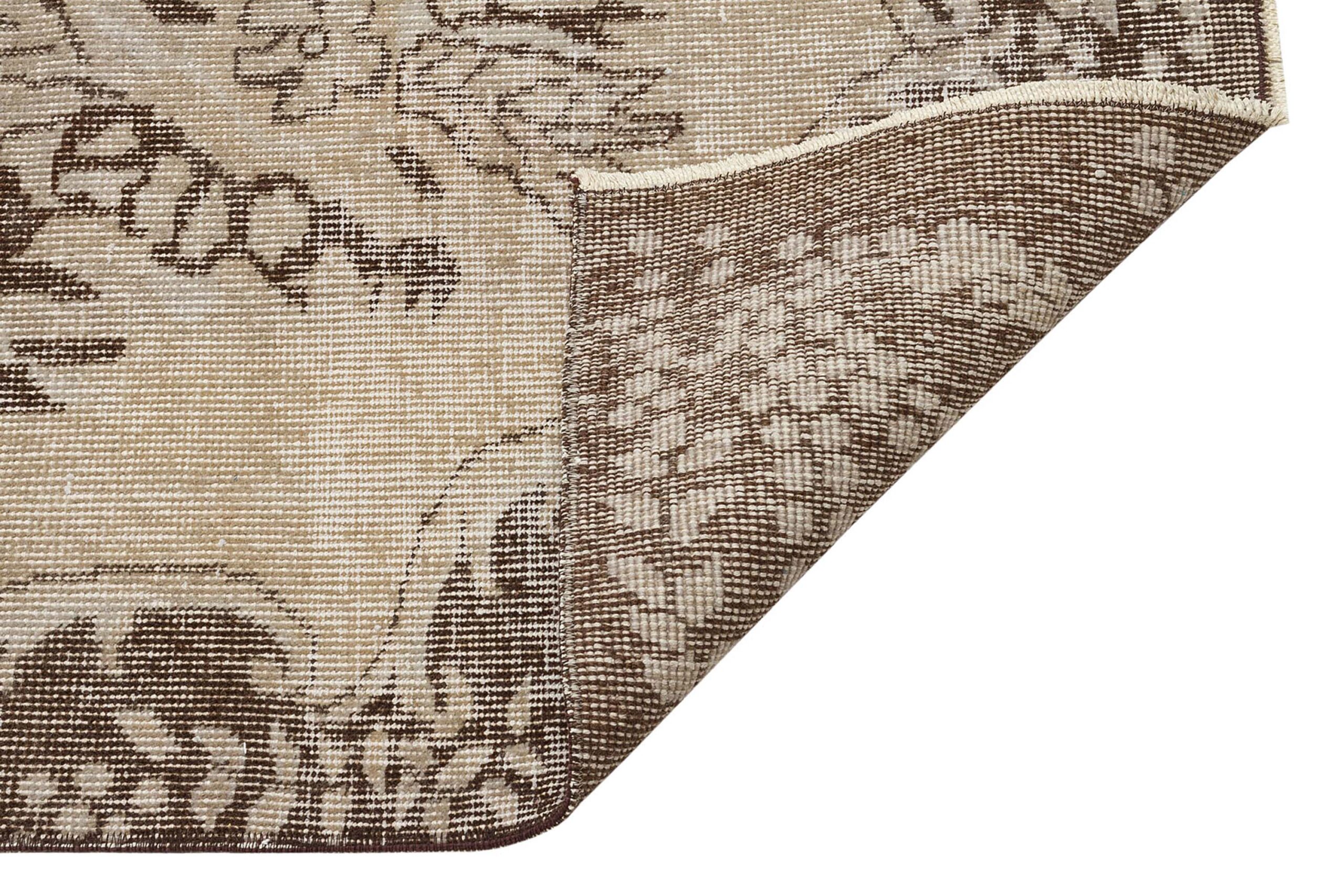 Distressed Handwoven Vintage Rug — detail view 2, handmade vintage rug