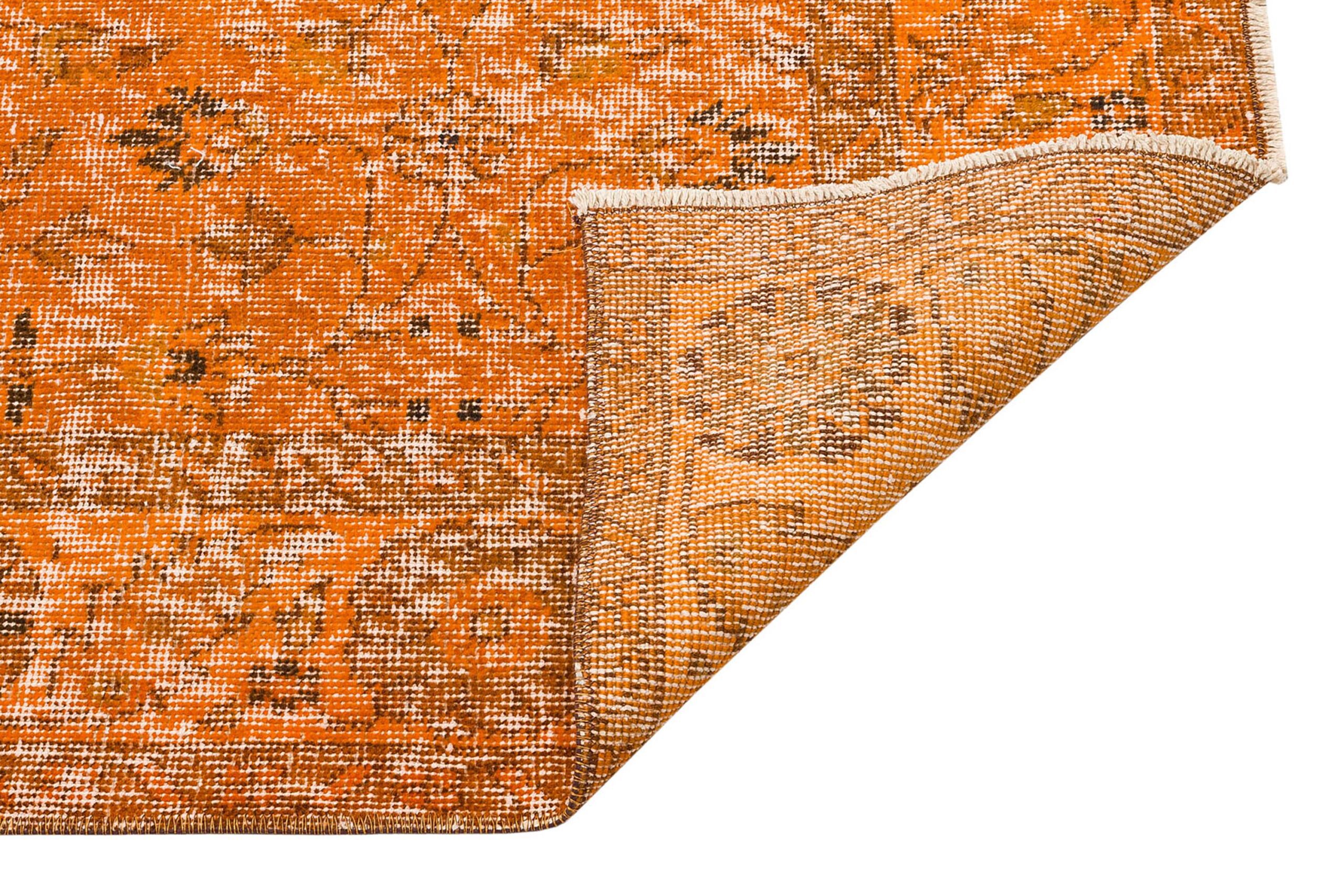 Klasik Modern Vintage Eskitme El Dokuma Halı 163 x 256 cm F1328 - Görsel 4