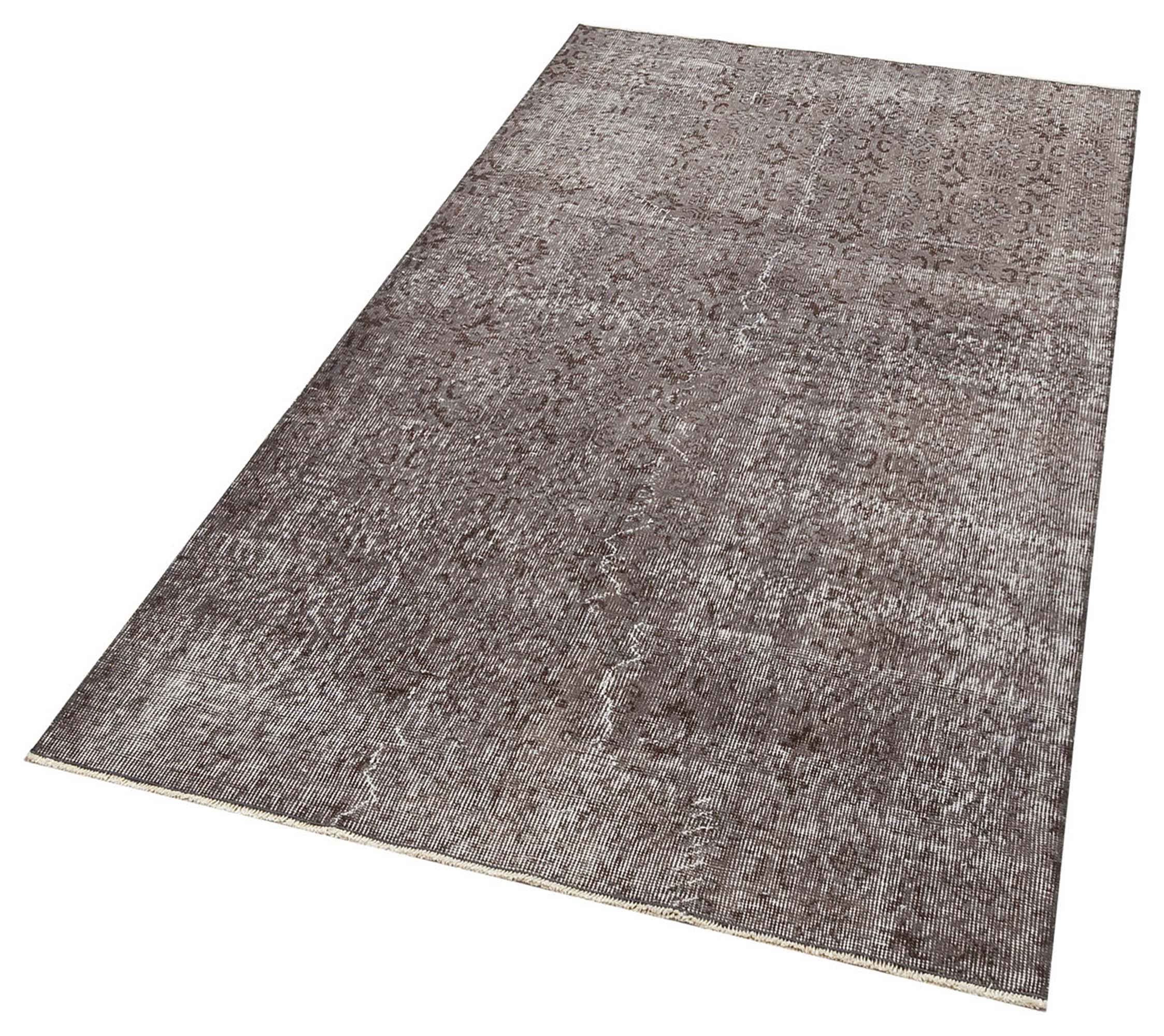 Authentic Hand-Woven Distressed Vintage Rug, vintage rug, Handmade, hand-knotted wool, size 116 × 208 cm, from Bursa