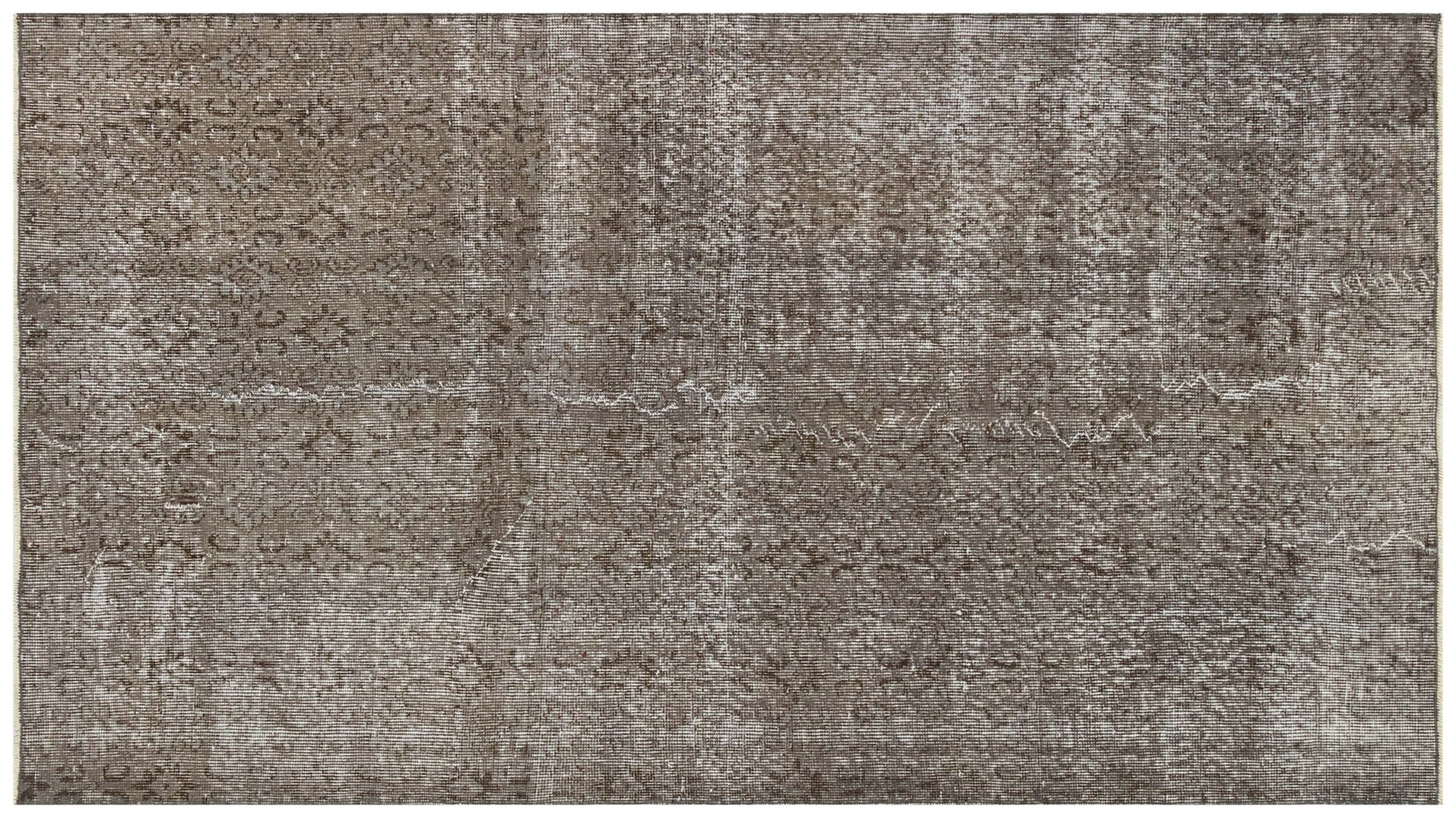 Authentic Hand-Woven Distressed Vintage Rug — detail view 3, handmade vintage rug