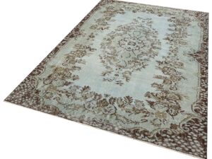 Özel Vintage Eskitme El Dokuma Halı 179 x 257 cm F1338