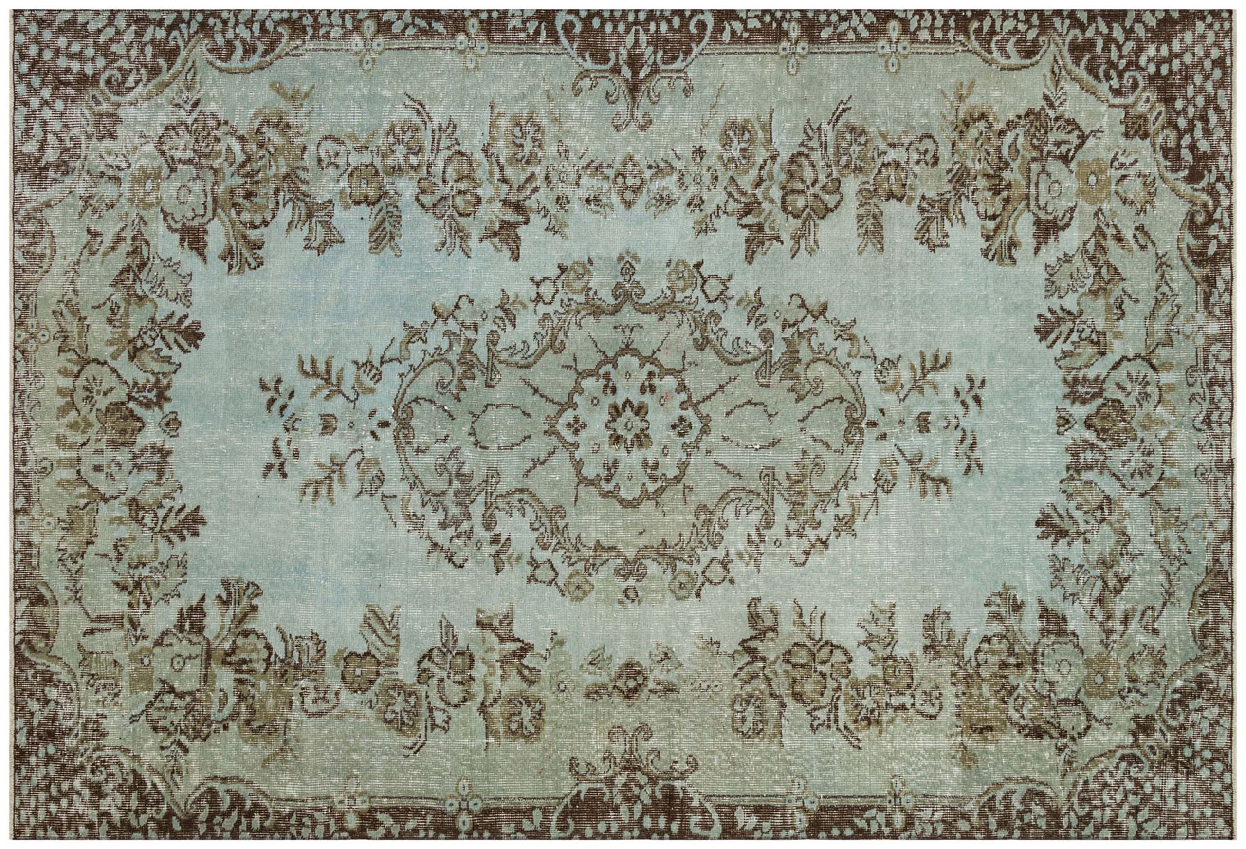 Exclusive Vintage Distressed Hand-Woven Rug — detail view 3, handmade vintage rug