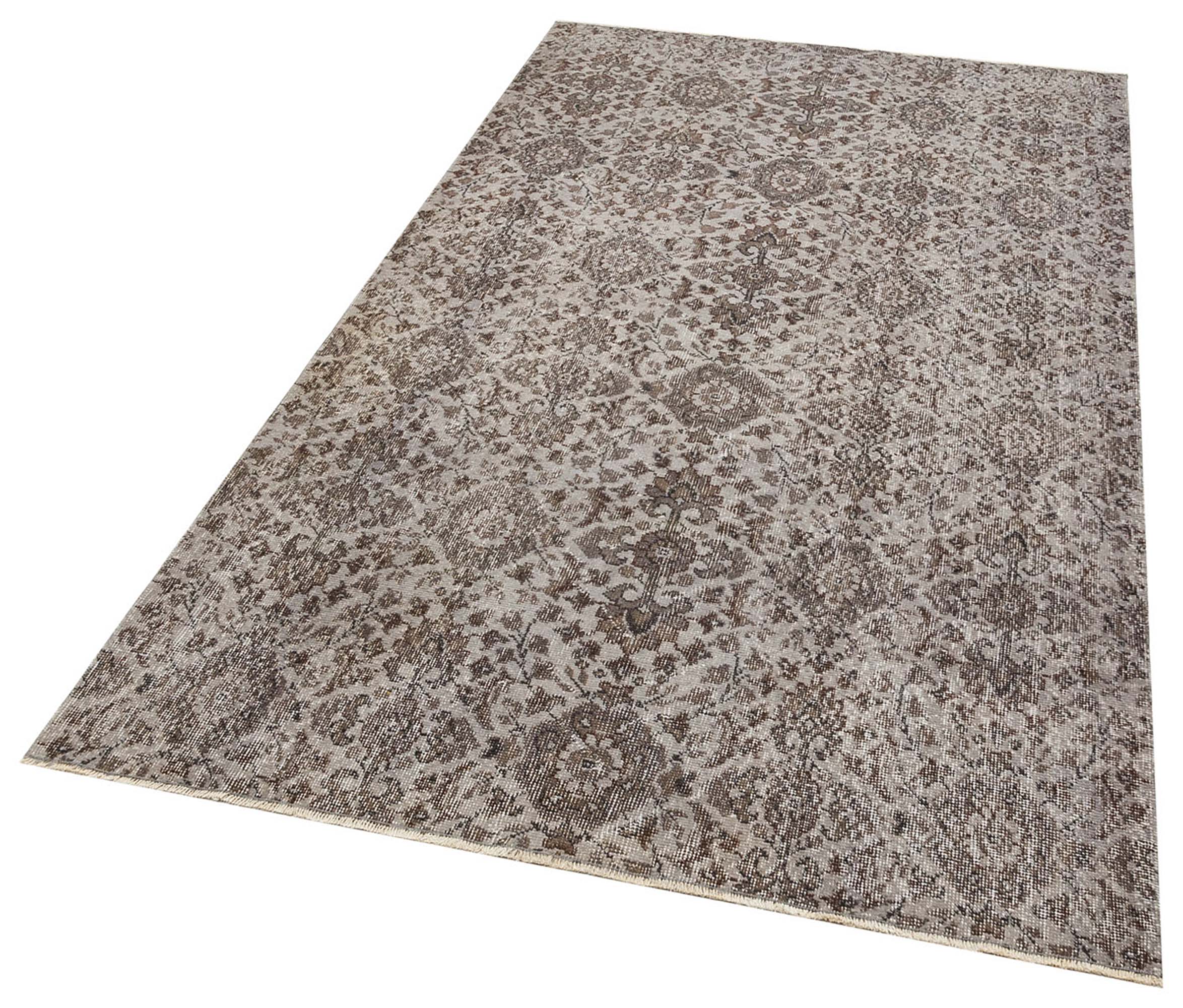 Özel Vintage Eskitme El Dokuma Halı 148 x 246 cm F1360
