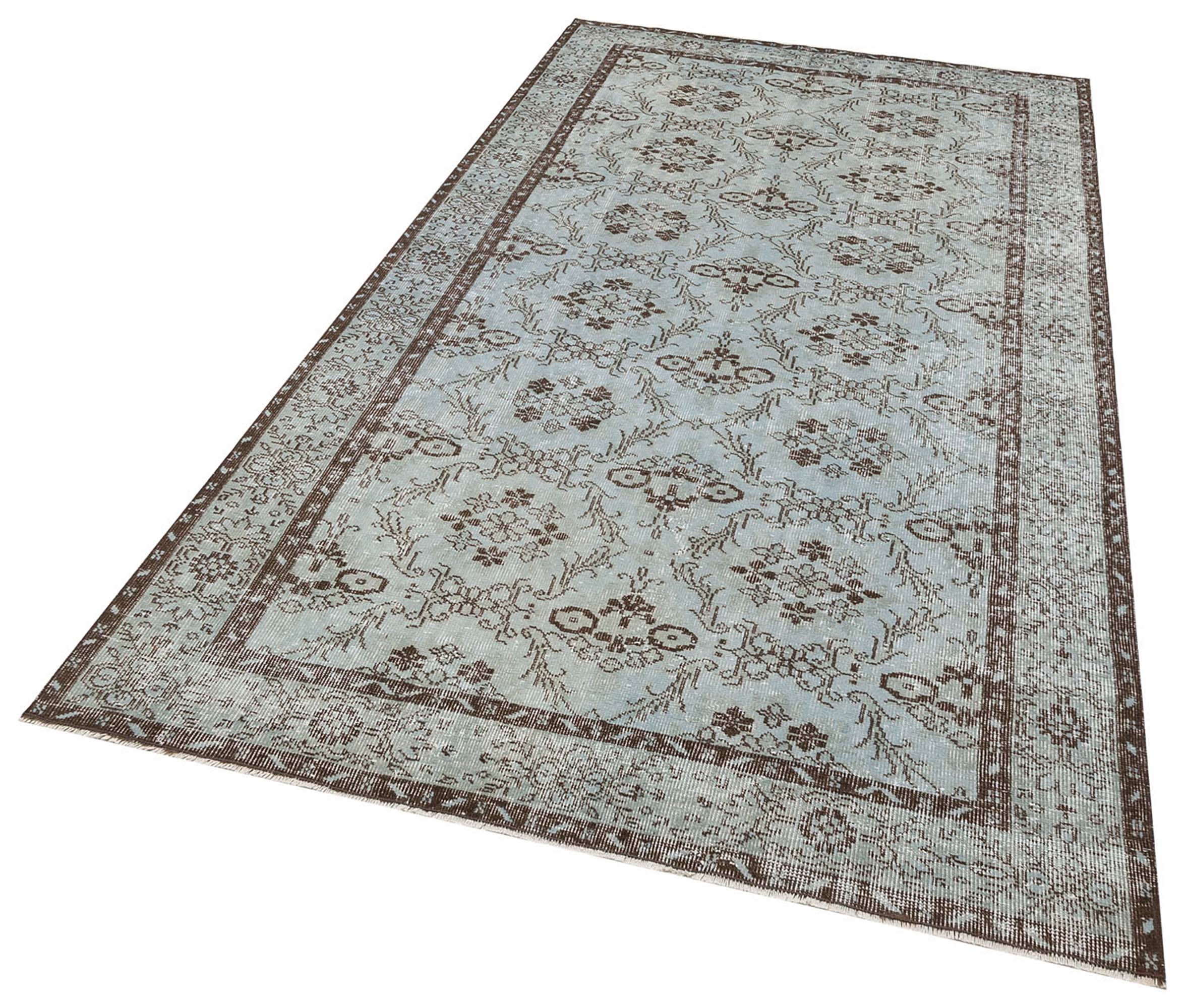 Özel Vintage Eskitme El Dokuma Halı 158 x 280 cm F1367