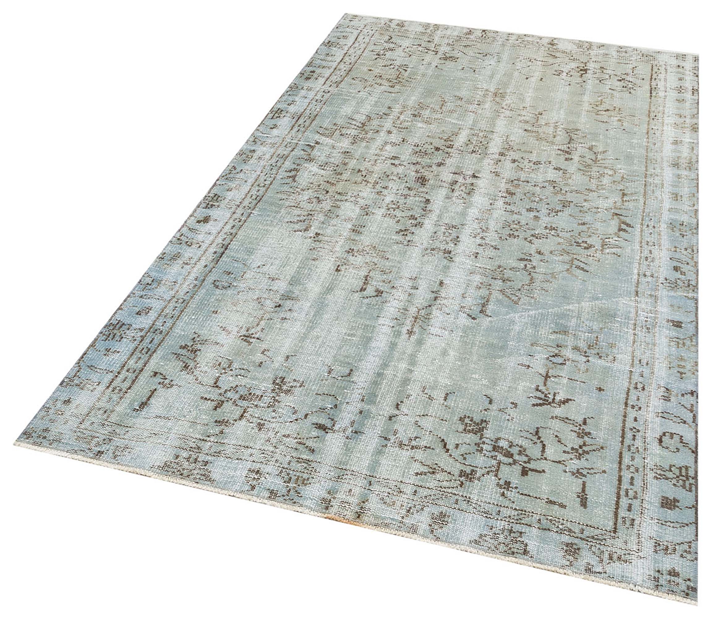 Eskitme El Dokuma Vintage Halı 144 x 243 cm F1368
