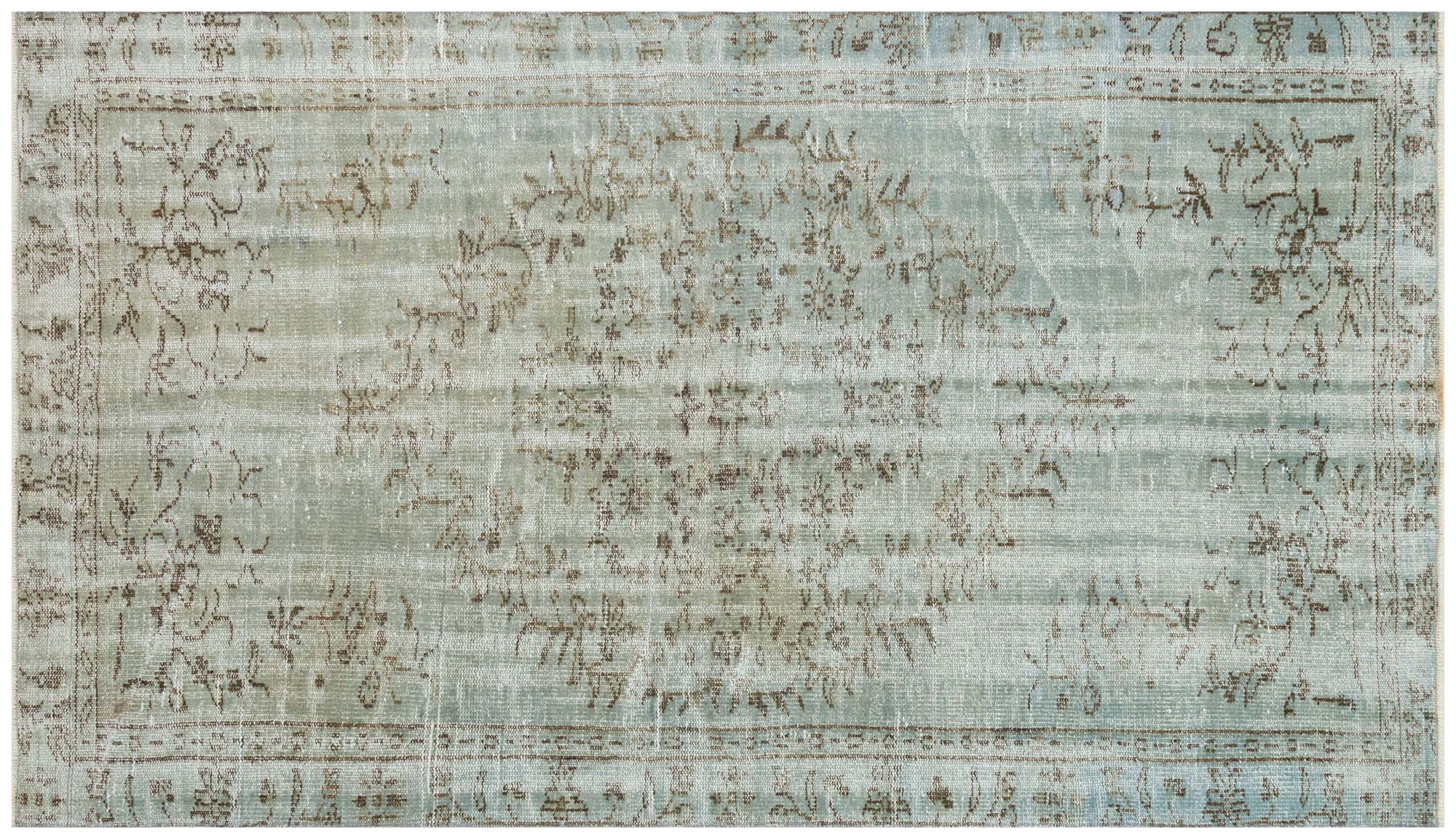 Eskitme El Dokuma Vintage Halı 144 x 243 cm F1368 - Görsel 4