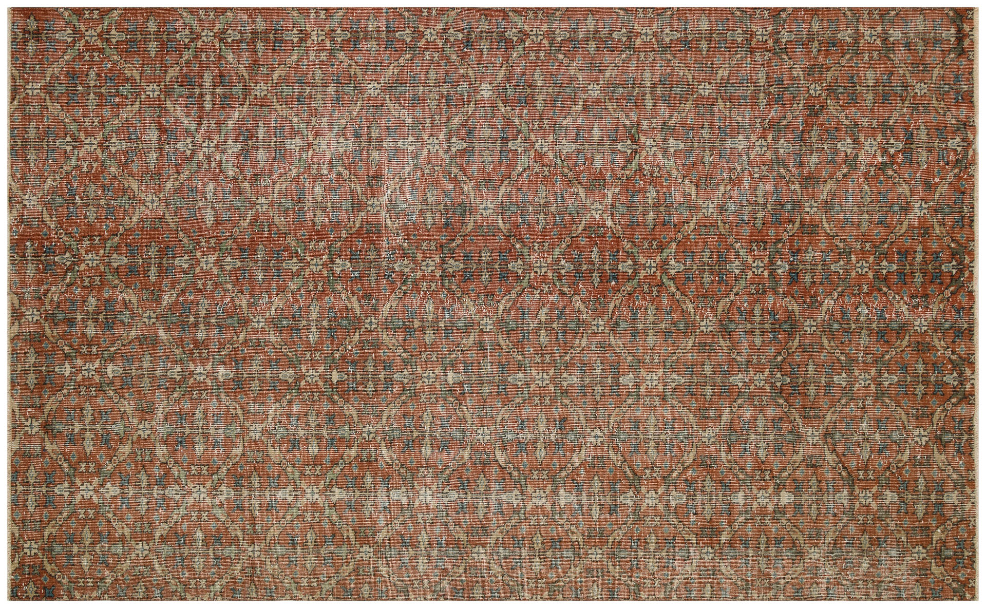 El Dokuması Vintage Anadolu Halısı 158x263cm 9779 - Görsel 2