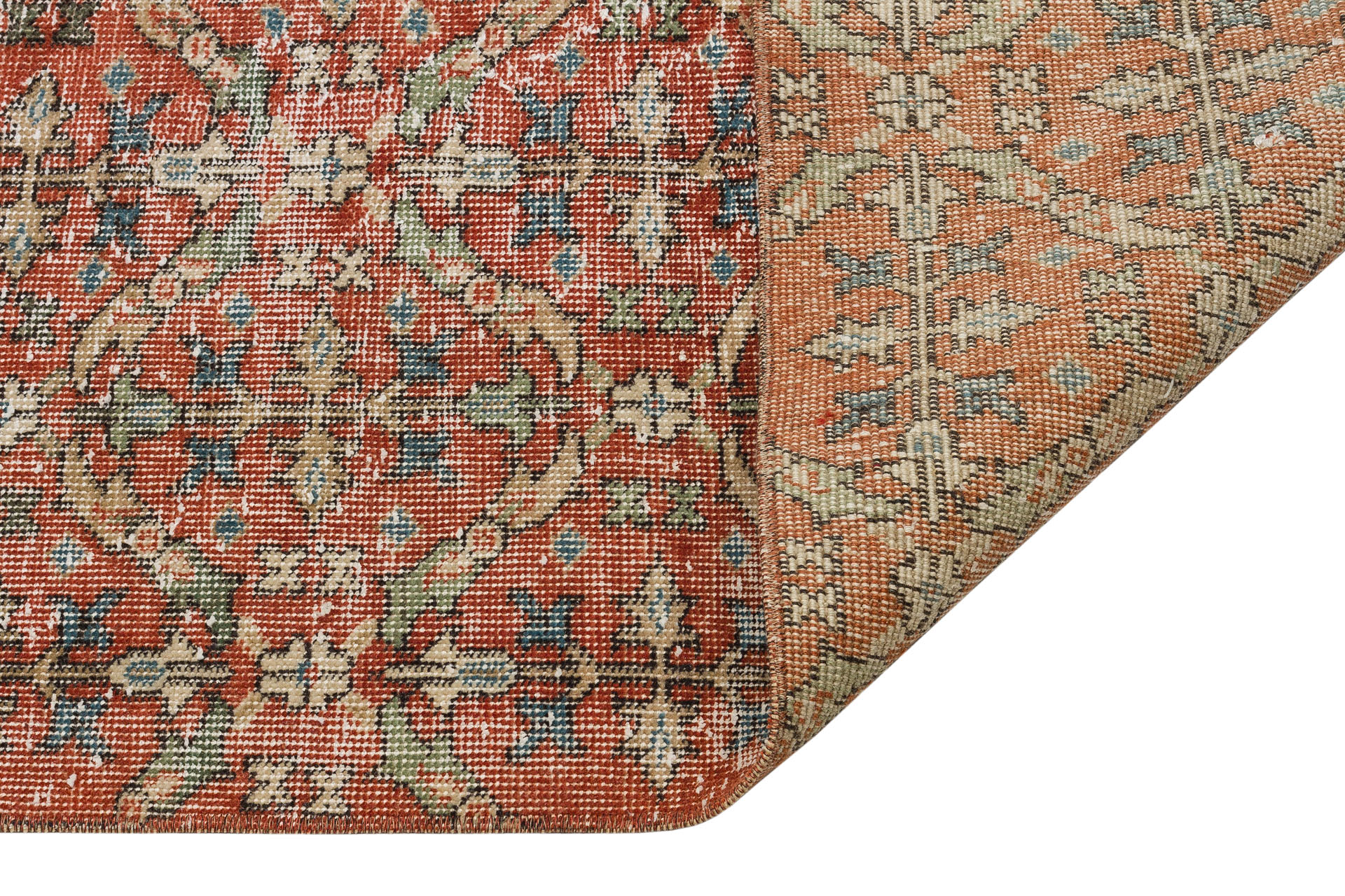 El Dokuması Vintage Anadolu Halısı 158x263cm 9779 - Görsel 3