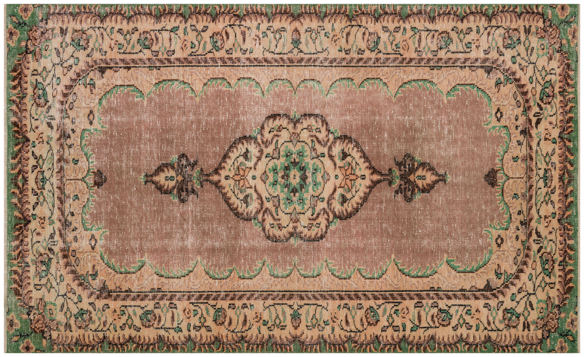 El Dokuması Vintage Anadolu Halısı 171x278cm 9780 - Görsel 2