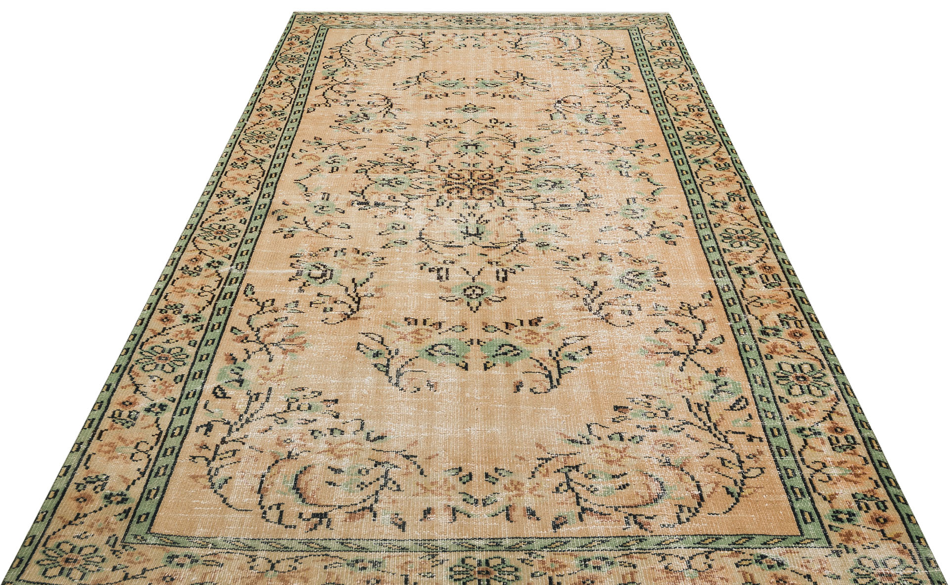 El Dokuması Vintage Anadolu Halısı 173x263cm 9783