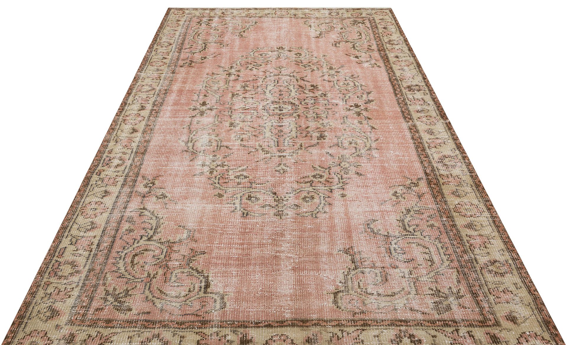 El Dokuması Vintage Anadolu Halısı 175x263cm 9789