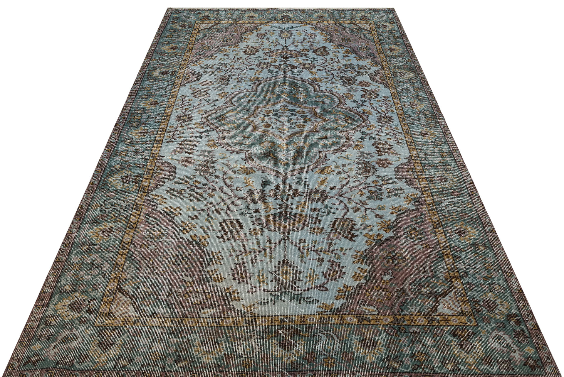 El Dokuması Vintage Anadolu Halısı 160x265cm 9790