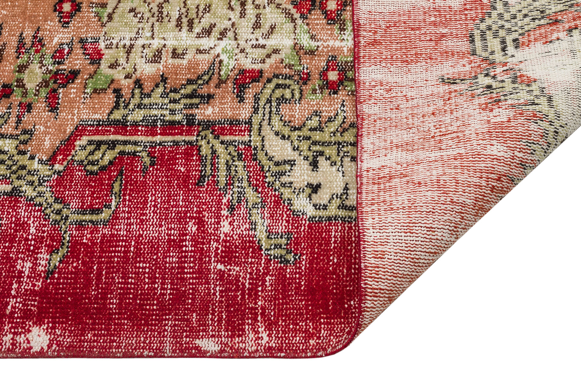 Handwoven Vintage Anatolian Rug — detail view 3, handmade vintage rug